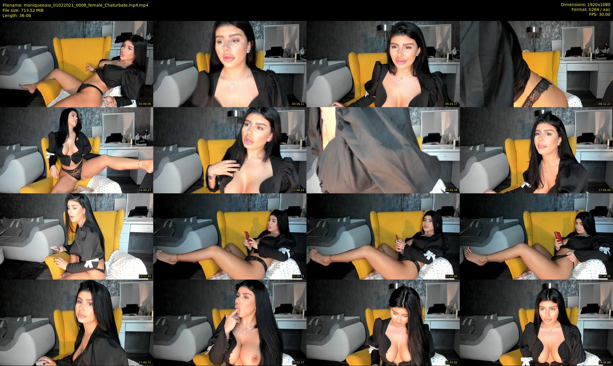 moniqueeass — 37 minute Chaturbate female cam show recording, 1080p, Feb 1, 2021
