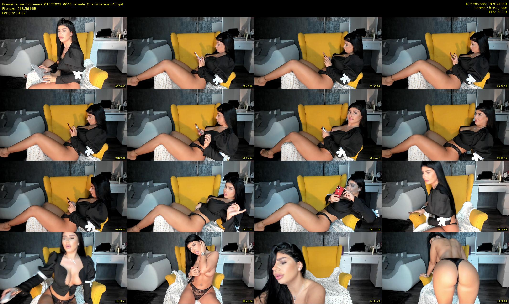 moniqueeass — 15 minute Chaturbate female cam show recording, 1080p, Feb 1, 2021