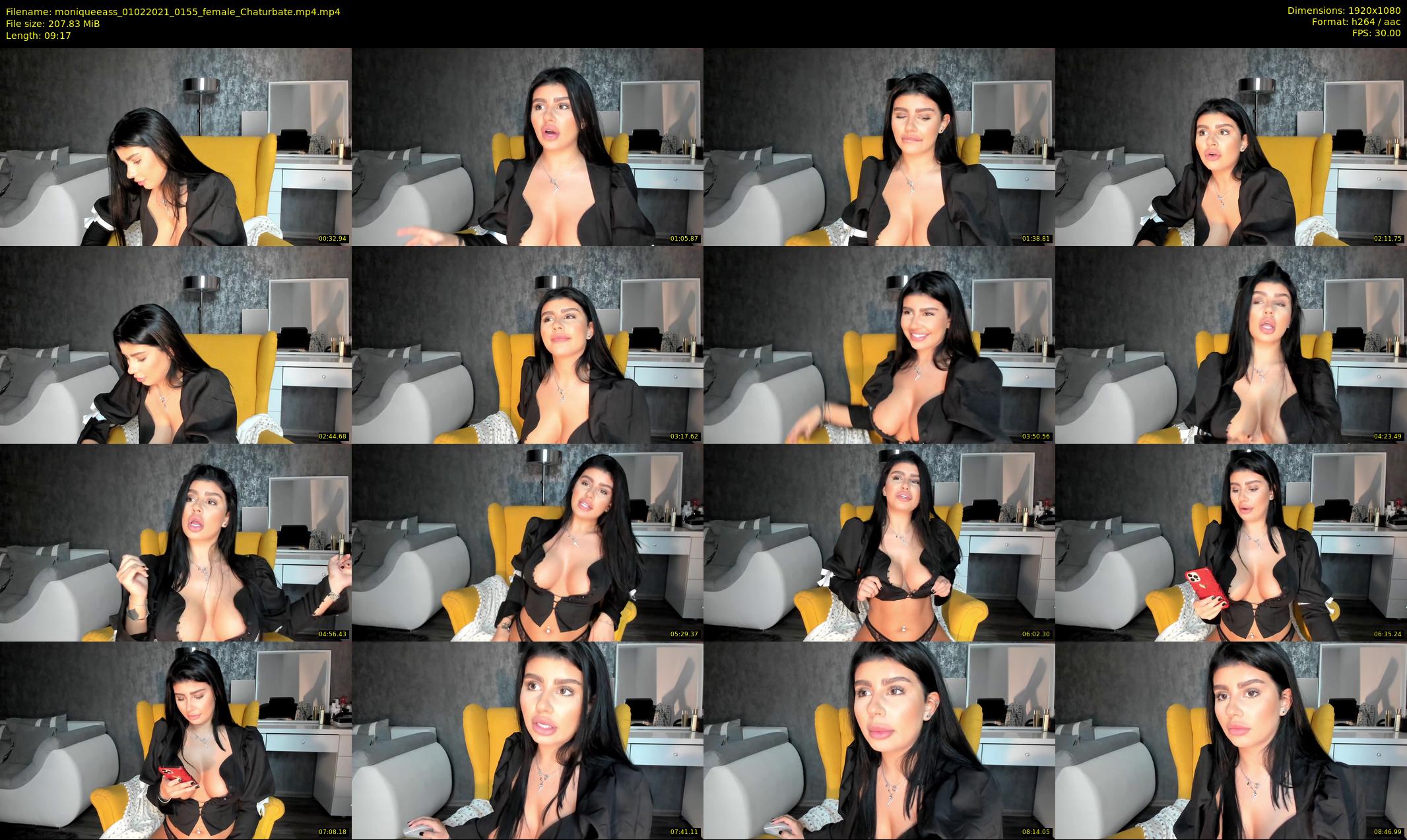 moniqueeass — 10 minute Chaturbate female cam show recording, 1080p, Feb 1, 2021