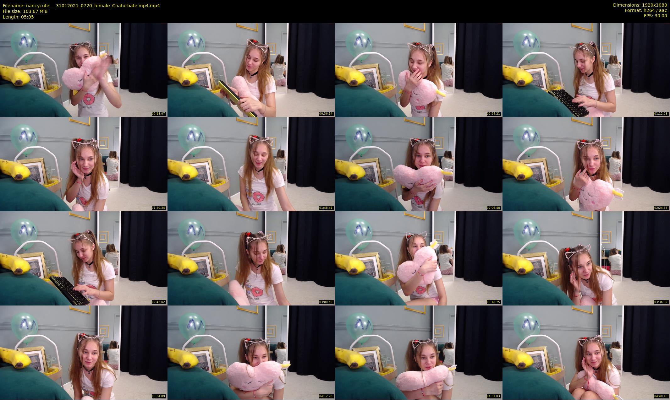 nancycute__ — 6 minute Chaturbate female cam show recording, 1080p, Jan 31, 2021