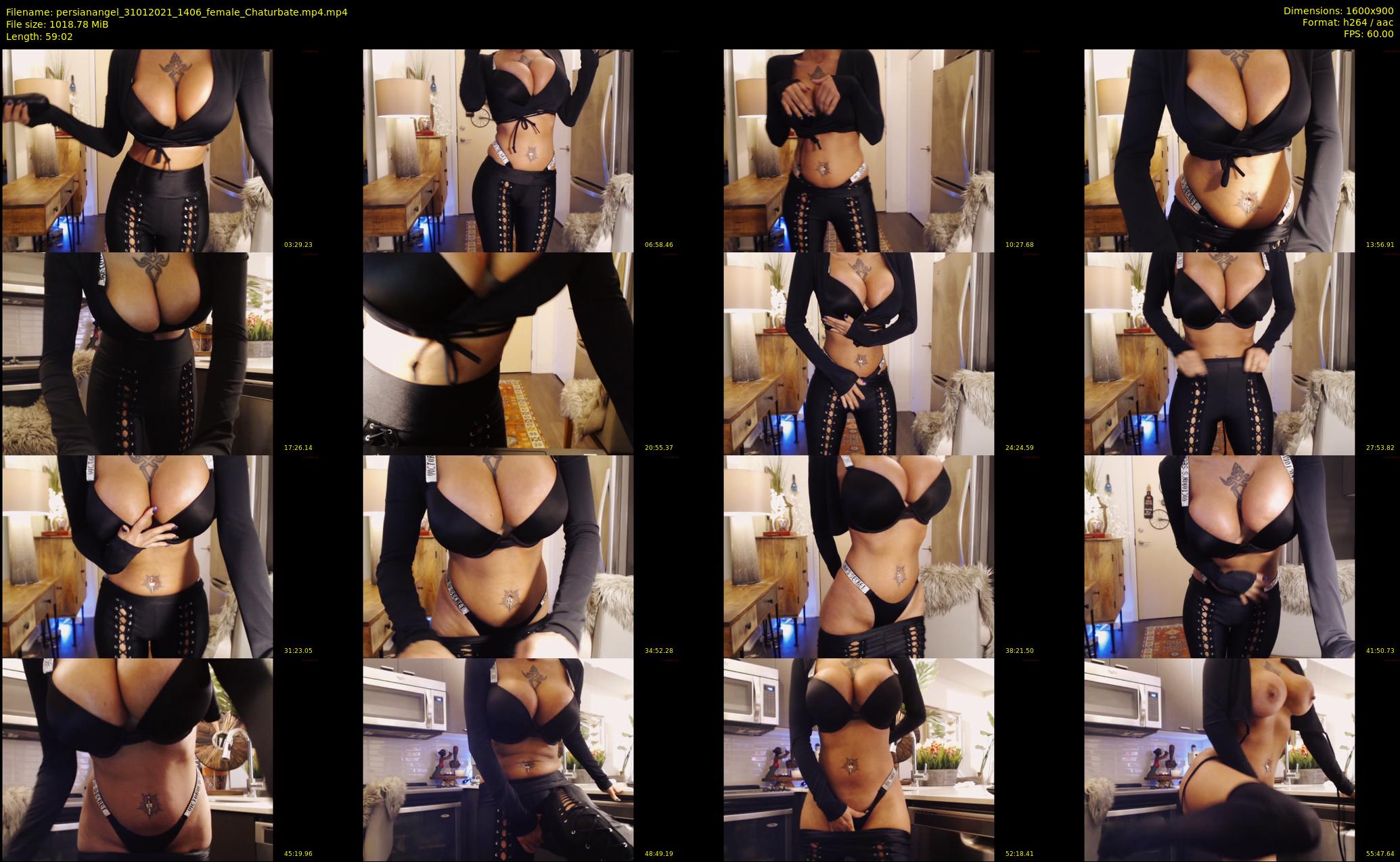 persianangel — 60 minute Chaturbate female cam show recording, 720p, Jan 31, 2021