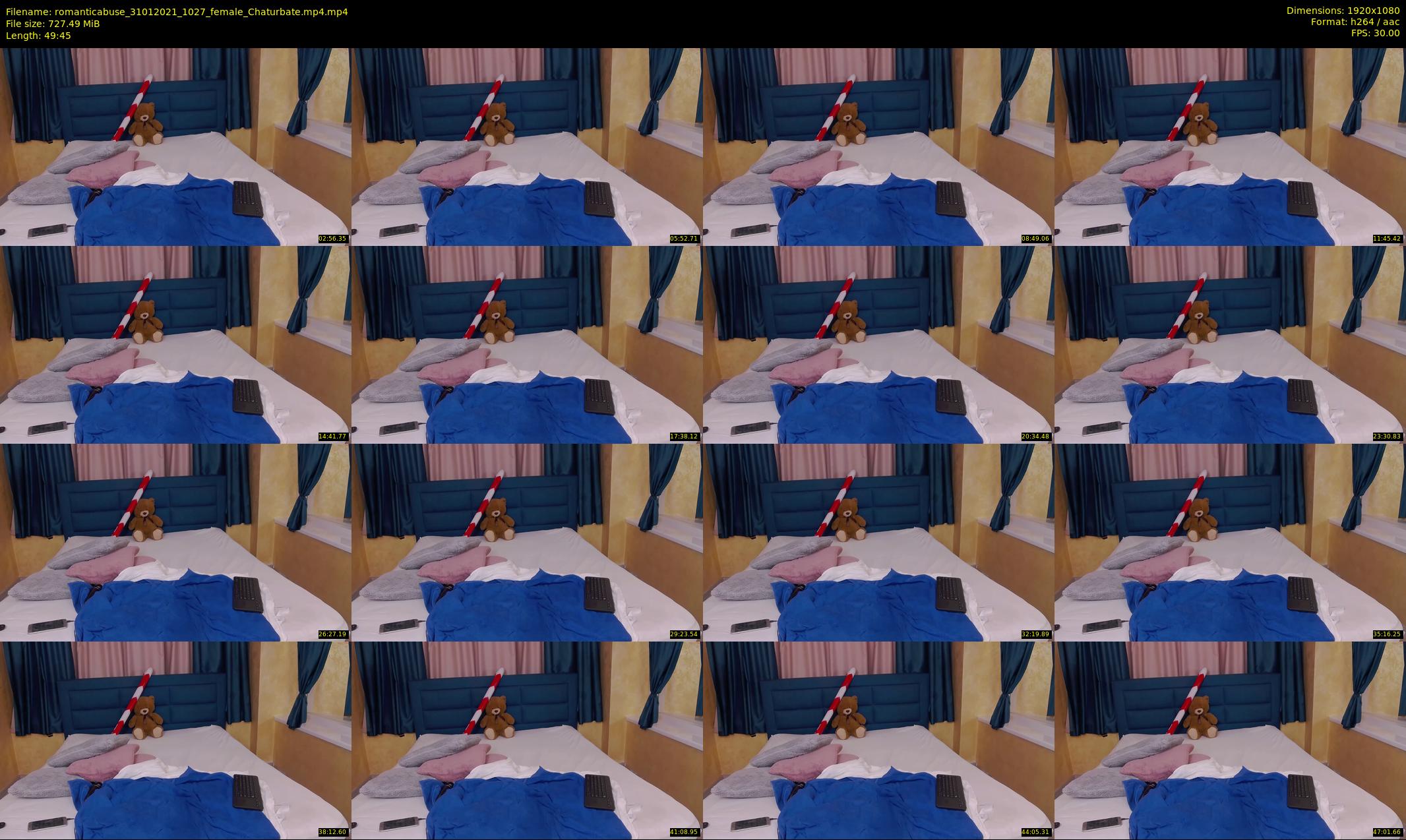 romanticabuse — 50 minute Chaturbate female cam show recording, 1080p, Jan 31, 2021