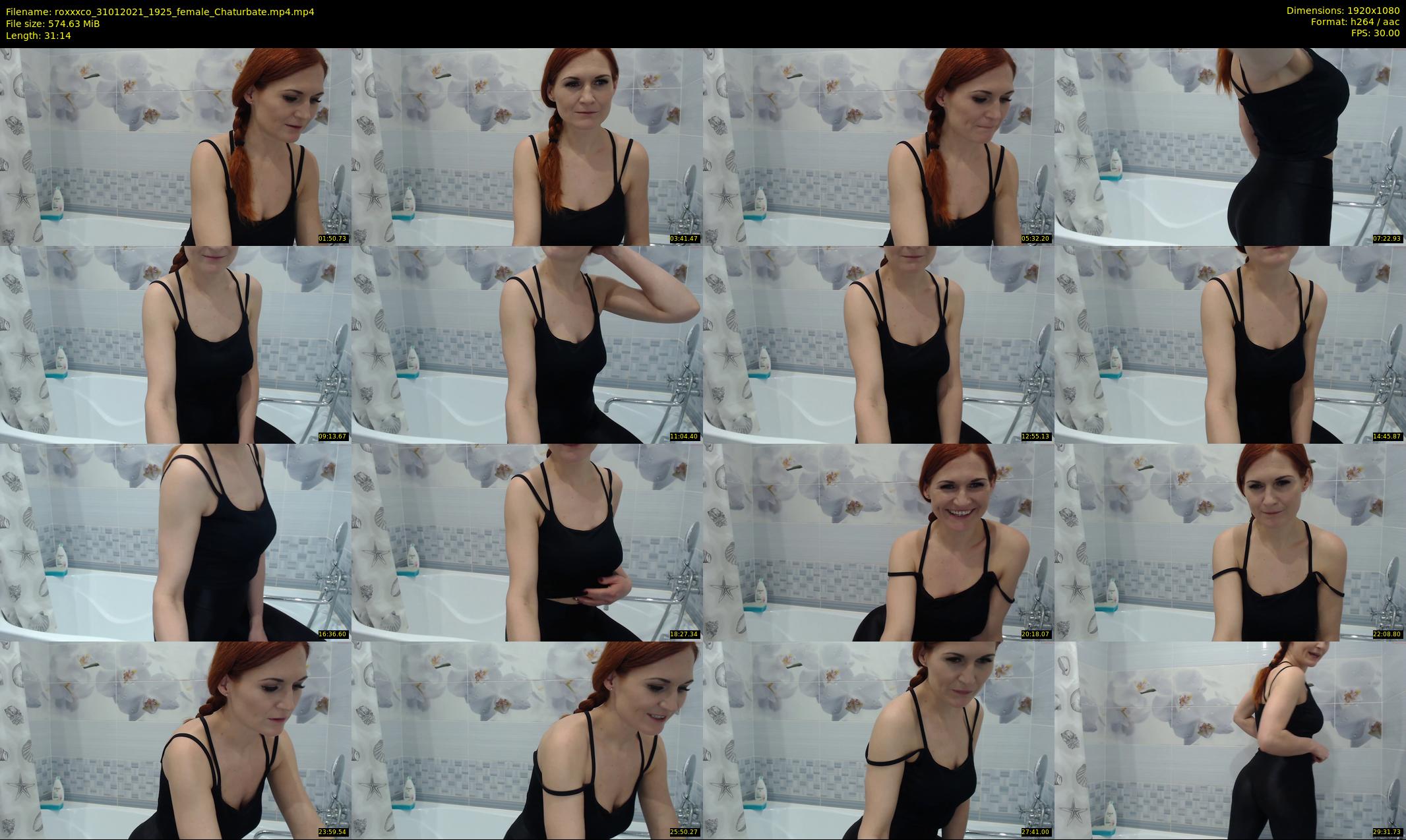 roxxxco — 32 minute Chaturbate female cam show recording, 1080p, Jan 31, 2021