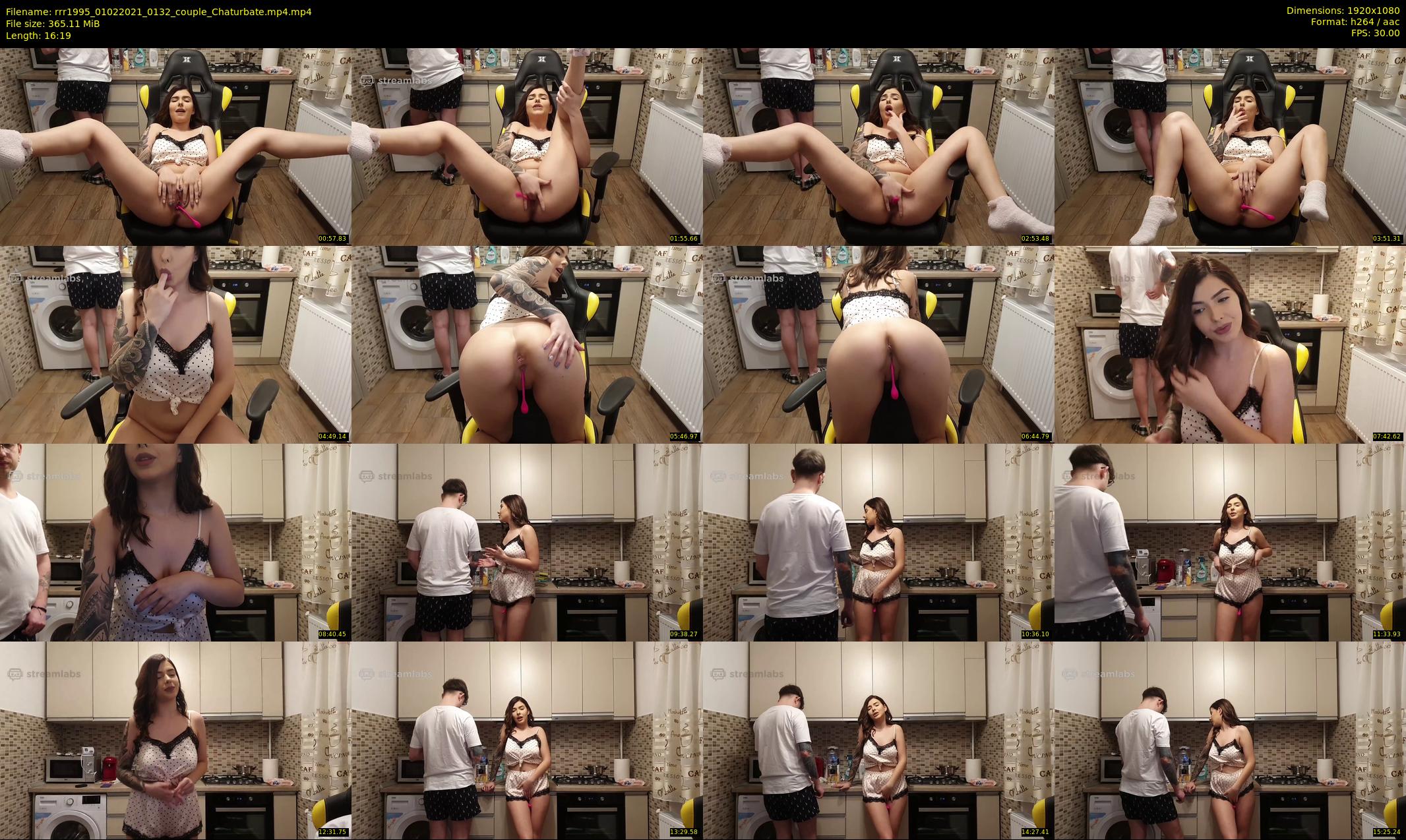 rrr1995 — 17 minute Chaturbate couple cam show recording, 1080p, Feb 1, 2021