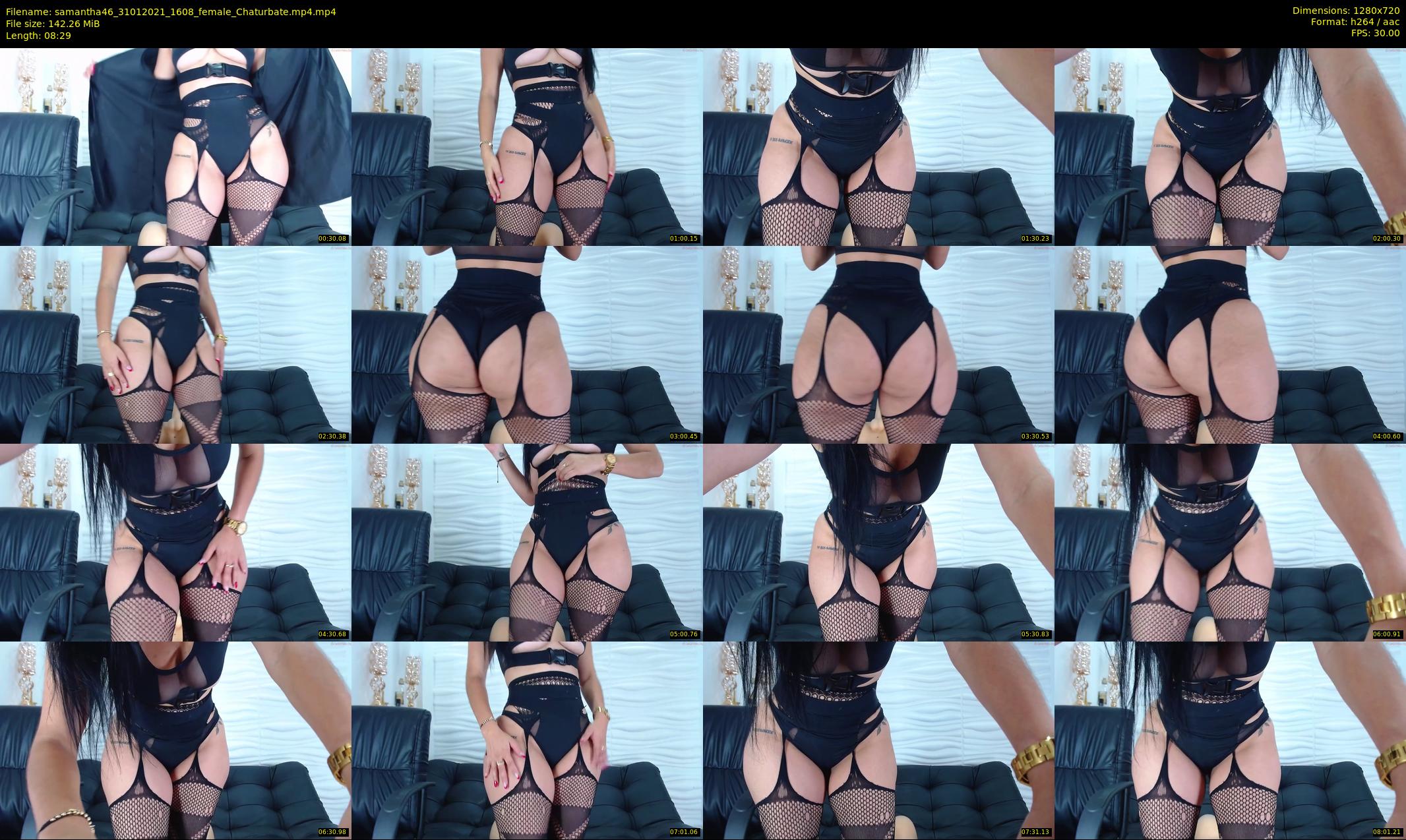 samantha46 — 9 minute Chaturbate female cam show recording, 720p, Jan 31, 2021