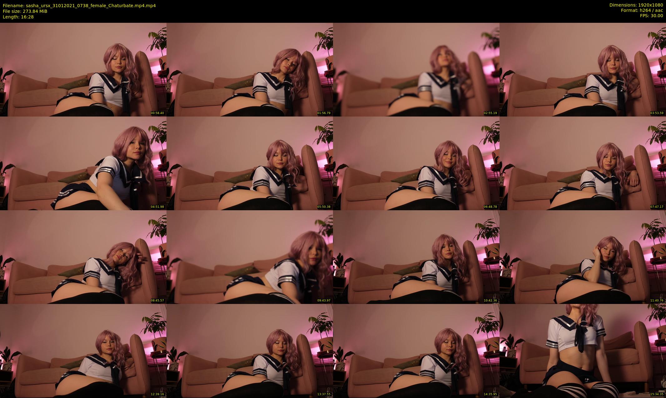 sasha_ursx — 17 minute Chaturbate female cam show recording, 1080p, Jan 31, 2021