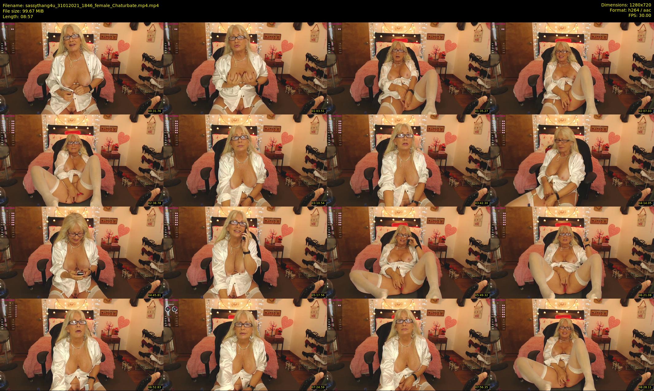 sassythang4u — 9 minute Chaturbate female cam show recording, 720p, Jan 31, 2021