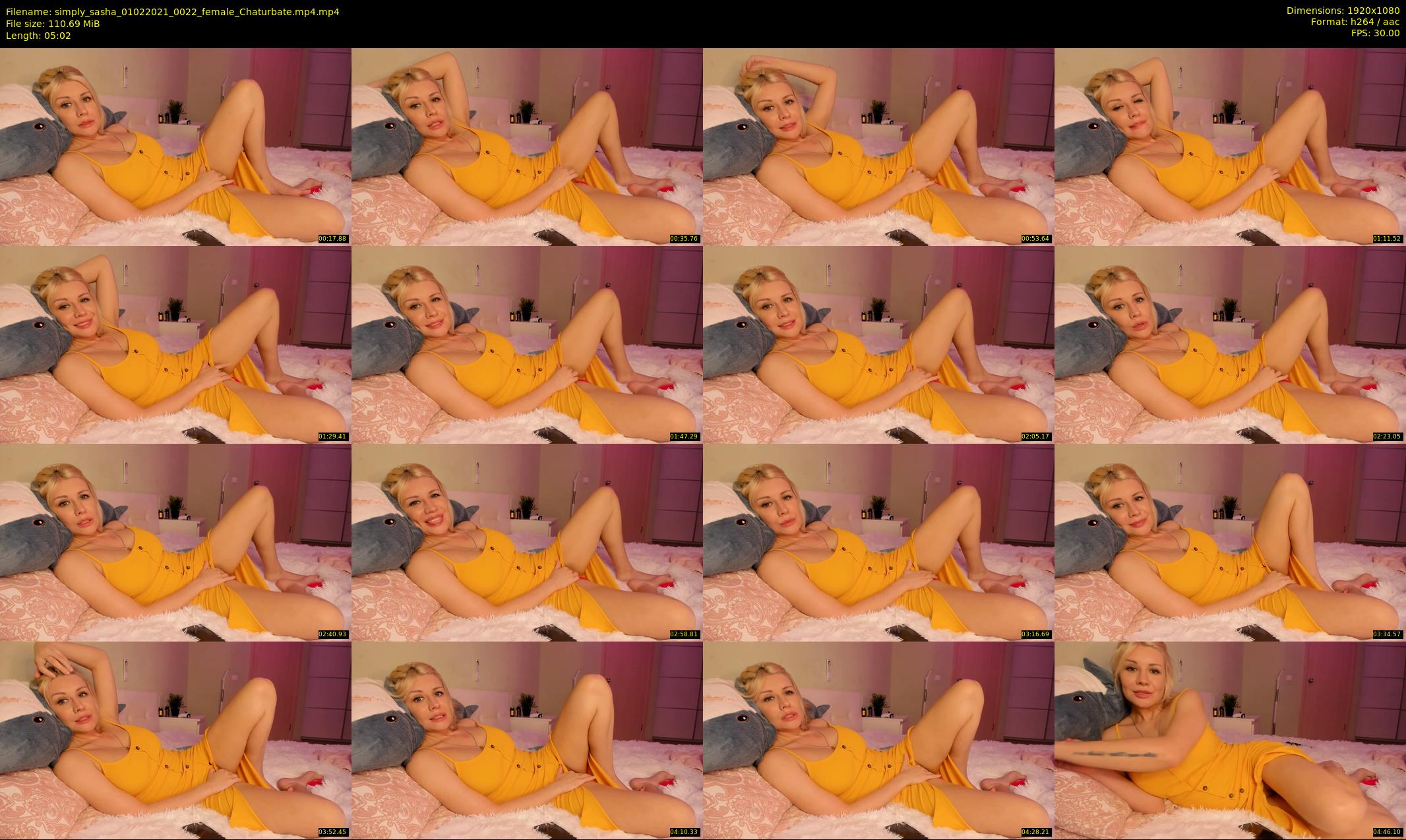 simply_sasha — 6 minute Chaturbate female cam show recording, 1080p, Feb 1, 2021