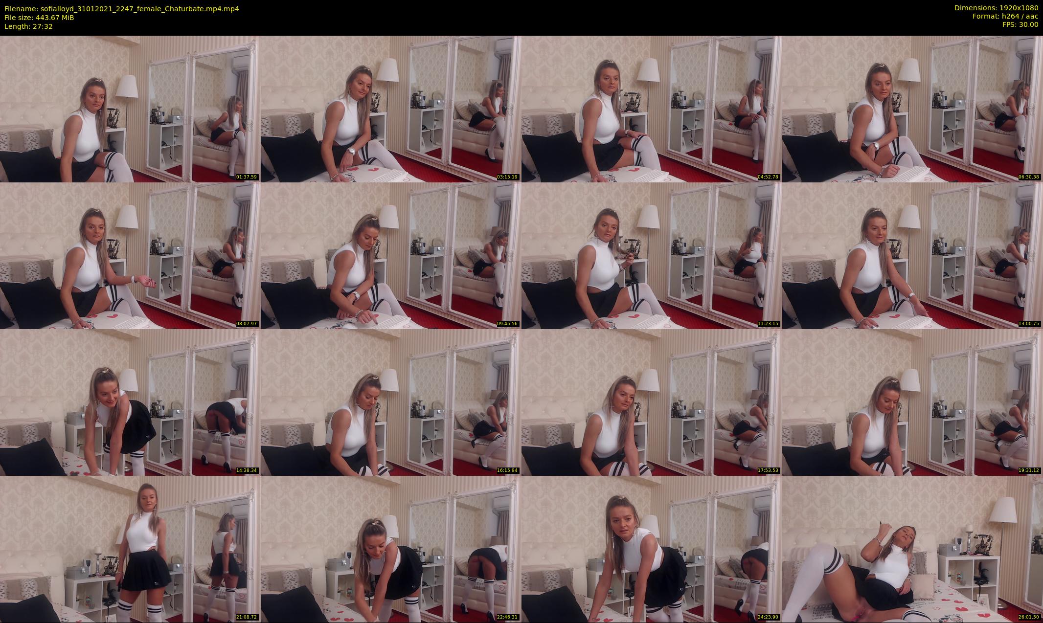 sofialloyd — 28 minute Chaturbate female cam show recording, 1080p, Jan 31, 2021