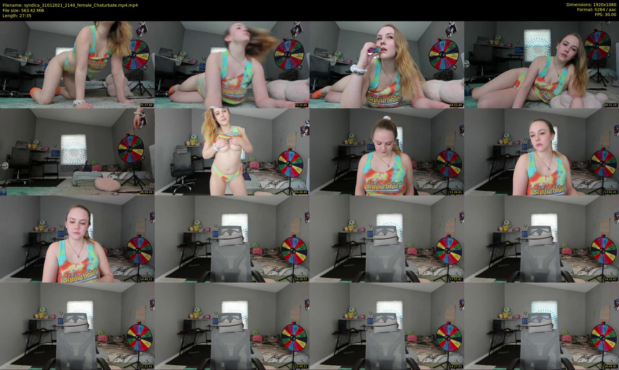 syndica — 28 minute Chaturbate female cam show recording, 1080p, Jan 31, 2021