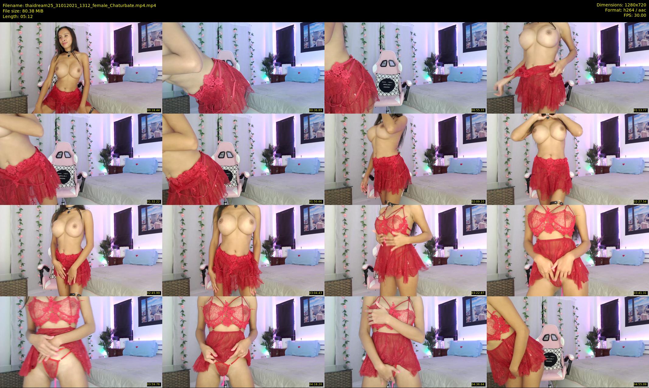 thaidream25 — 6 minute Chaturbate female cam show recording, 720p, Jan 31, 2021