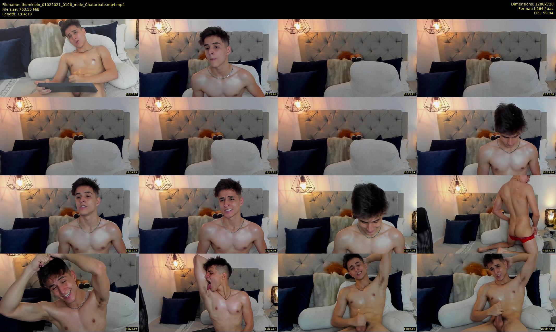 thomklein — 65 minute Chaturbate male cam show recording, 720p, Feb 1, 2021