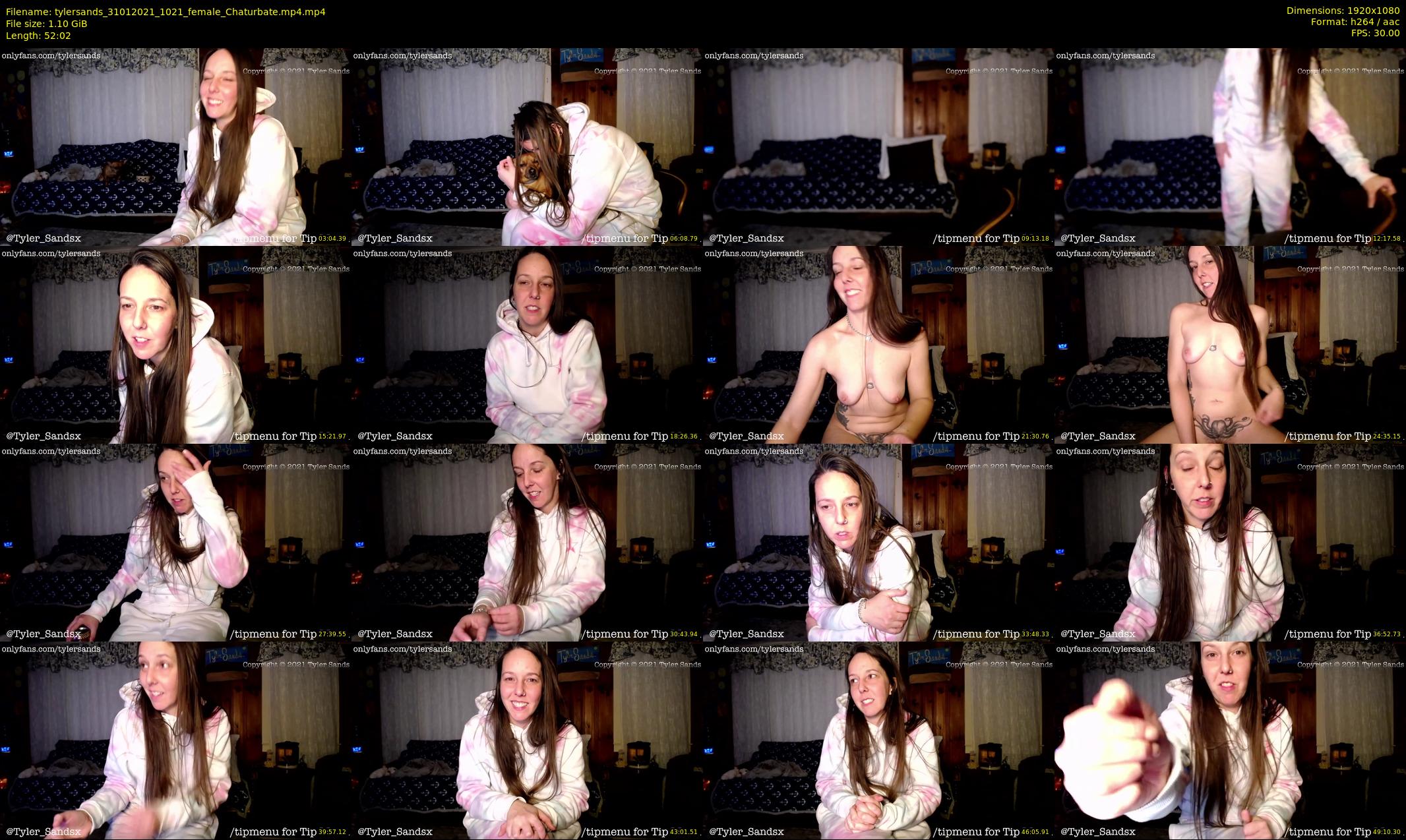 tylersands — 53 minute Chaturbate female cam show recording, 1080p, Jan 31, 2021