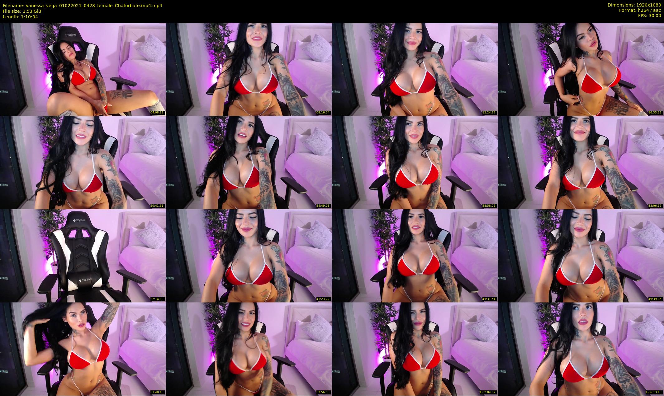 vanessa_vega — 71 minute Chaturbate female cam show recording, 1080p, Feb 1, 2021