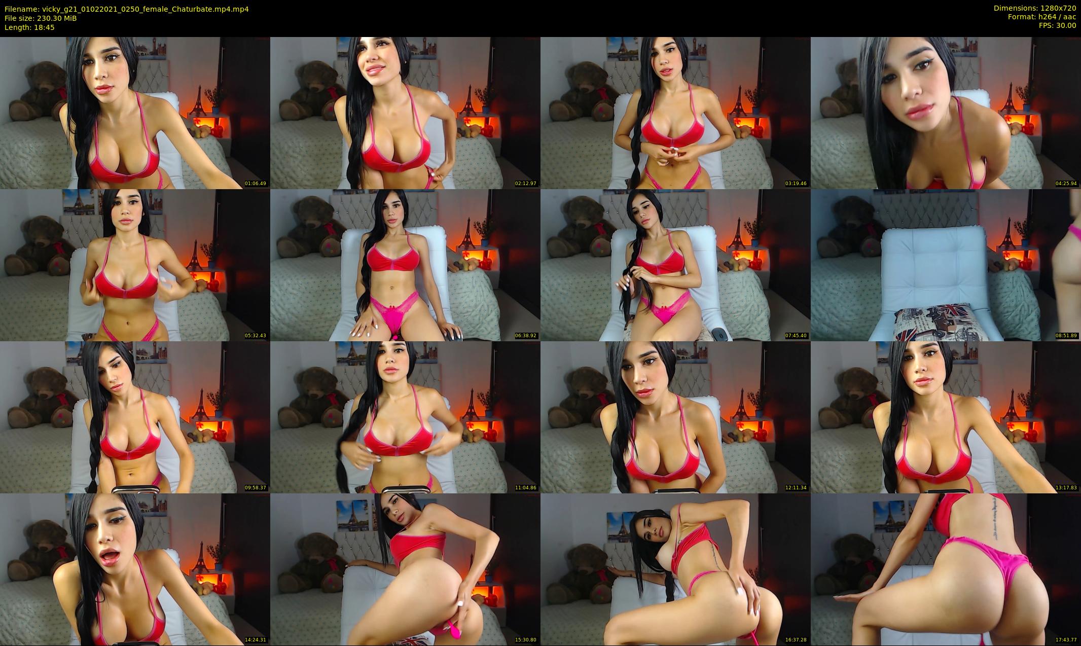 vicky_g21 — 19 minute Chaturbate female cam show recording, 720p, Feb 1, 2021