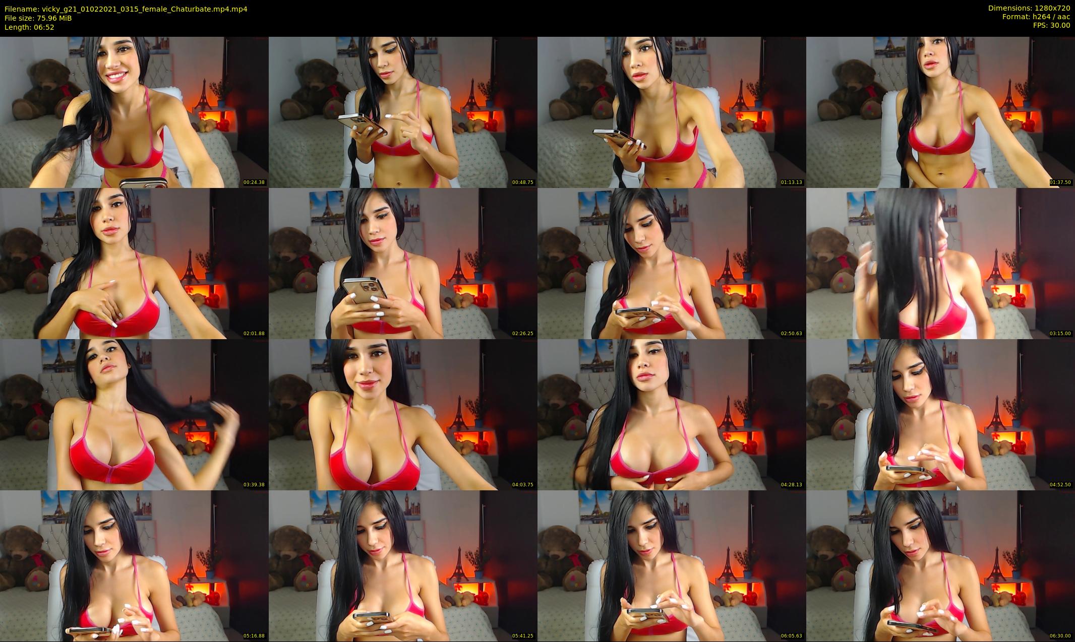 vicky_g21 — 7 minute Chaturbate female cam show recording, 720p, Feb 1, 2021