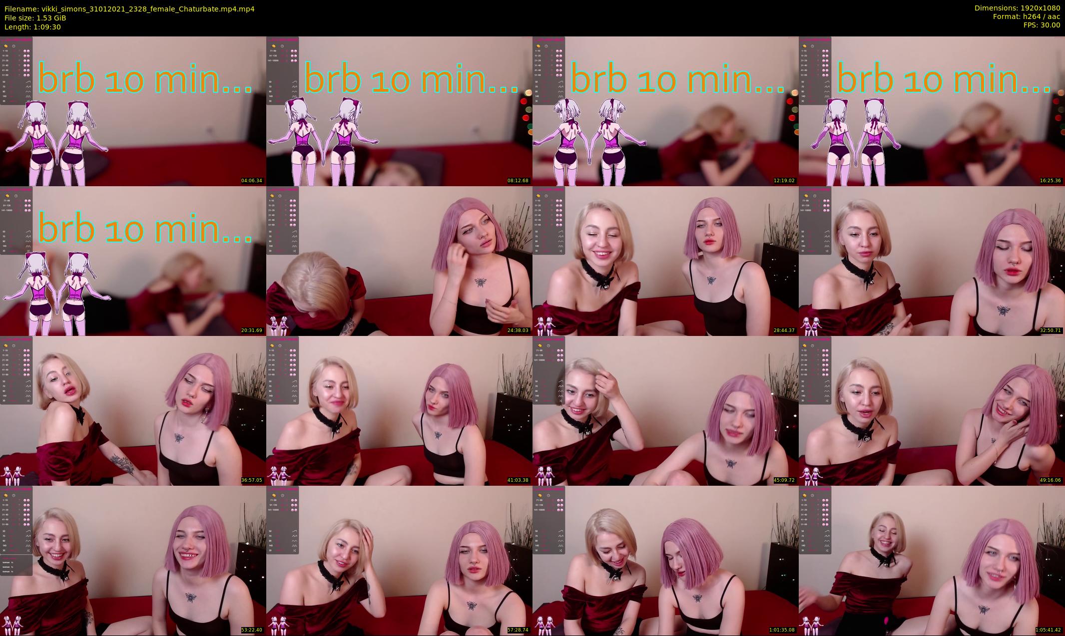vikki_simons — 70 minute Chaturbate couple cam show recording, 1080p, Jan 31, 2021