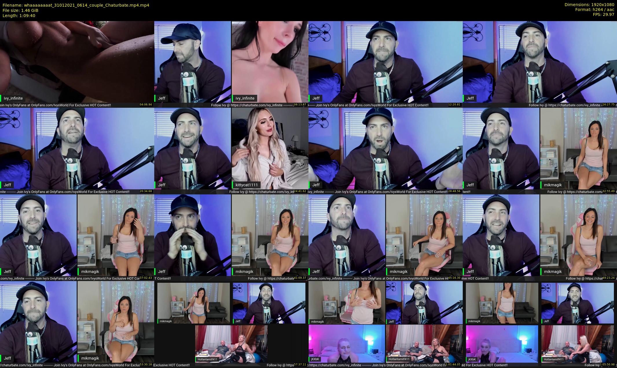 whaaaaaaaat — 70 minute Chaturbate couple cam show recording, 1080p, Jan 31, 2021