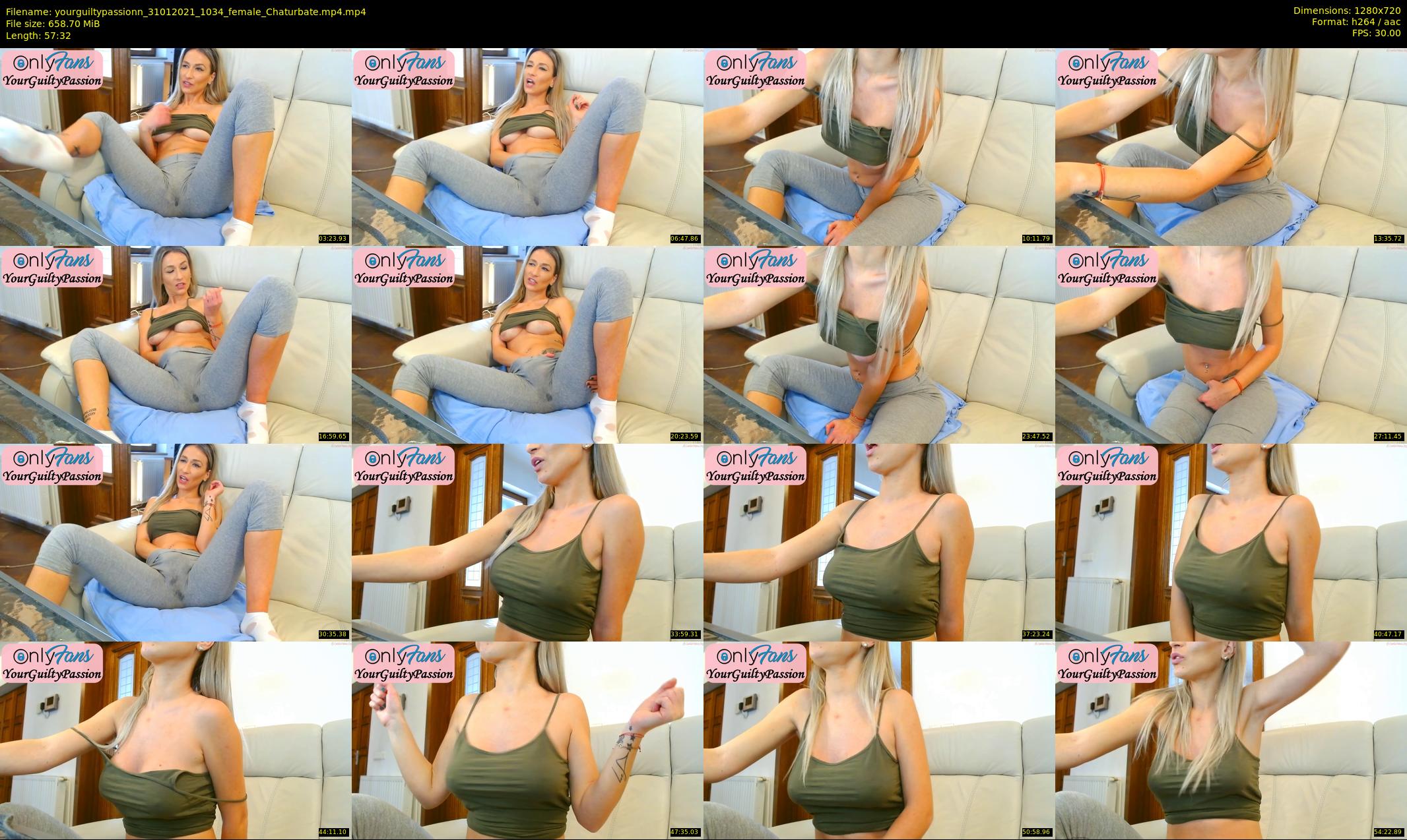 yourguiltypassionn — 58 minute Chaturbate female cam show recording, 720p, Jan 31, 2021