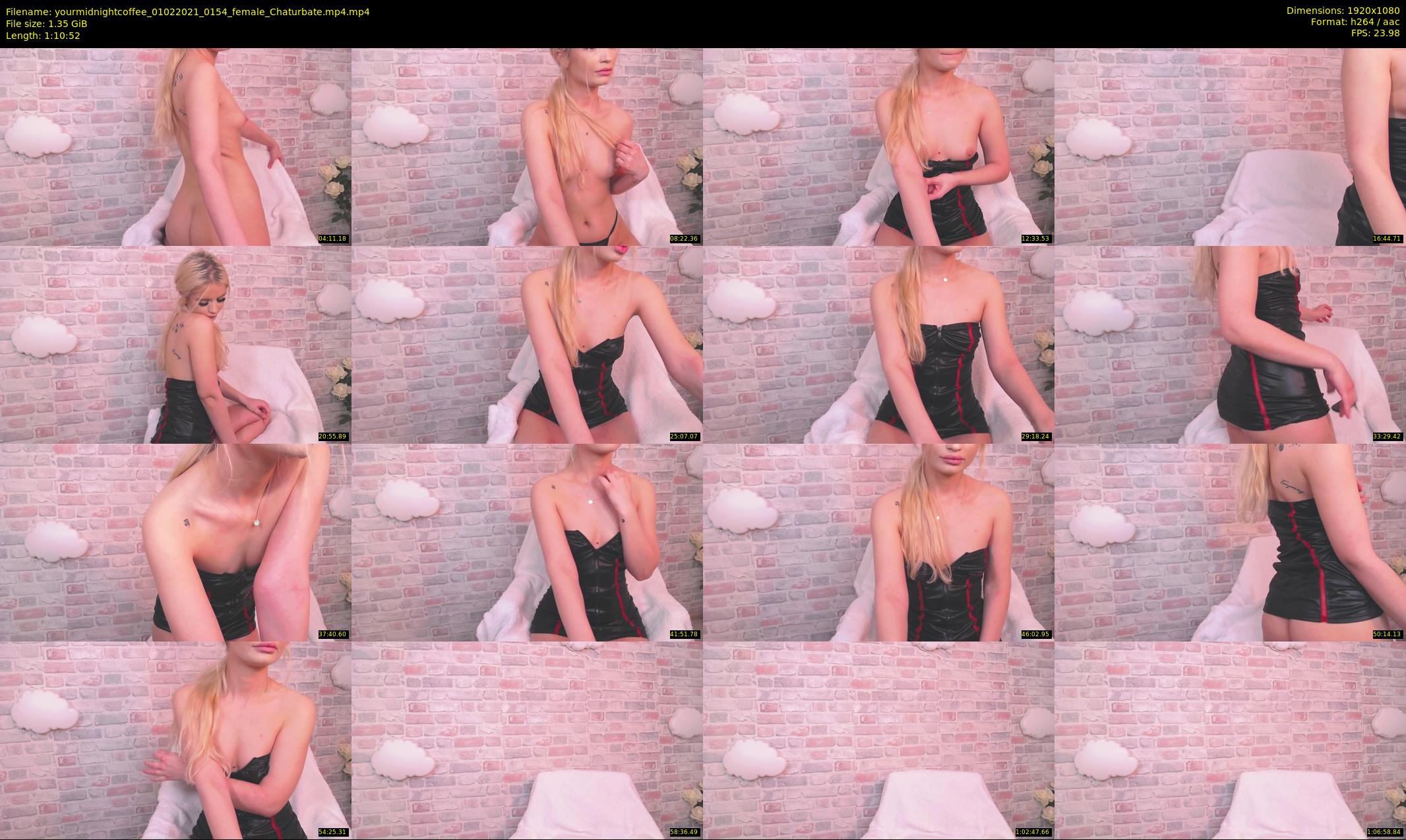 yourmidnightcoffee — 71 minute Chaturbate female cam show recording, 1080p, Feb 1, 2021