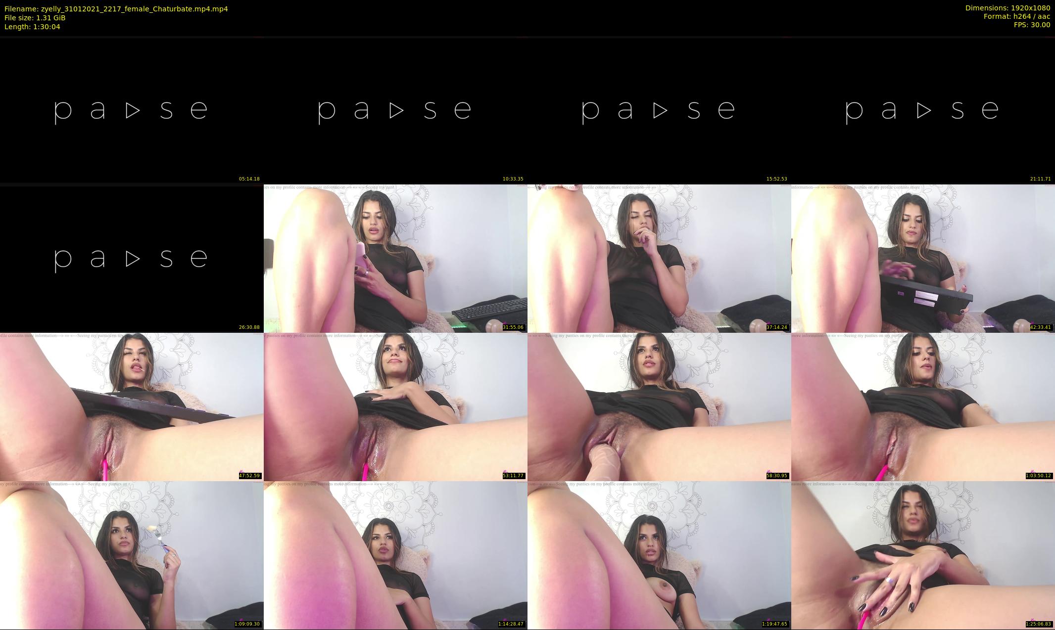 zyelly — 91 minute Chaturbate female cam show recording, 1080p, Jan 31, 2021