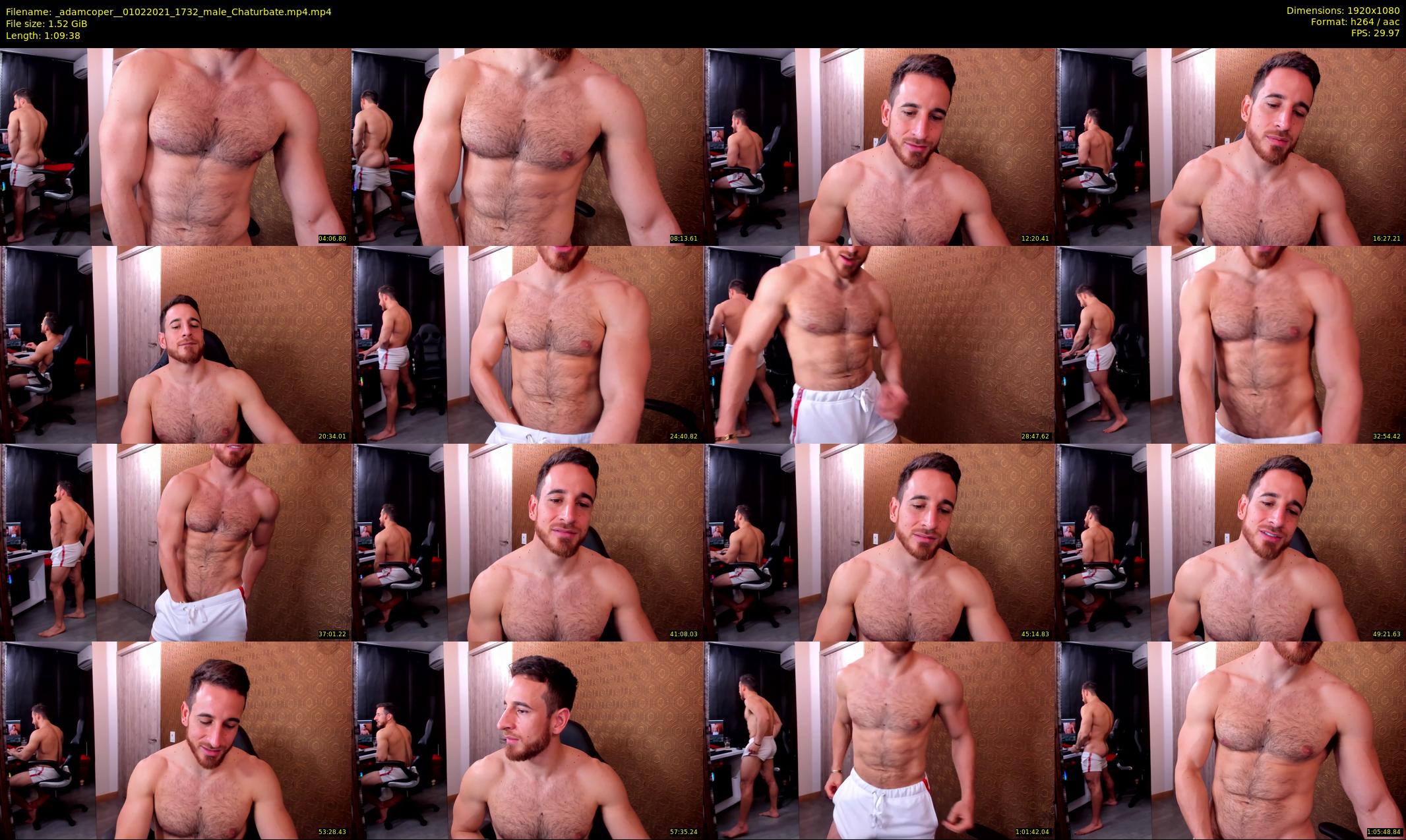 _adamcoper_ — 70 minute Chaturbate male cam show recording, 1080p, Feb 1, 2021