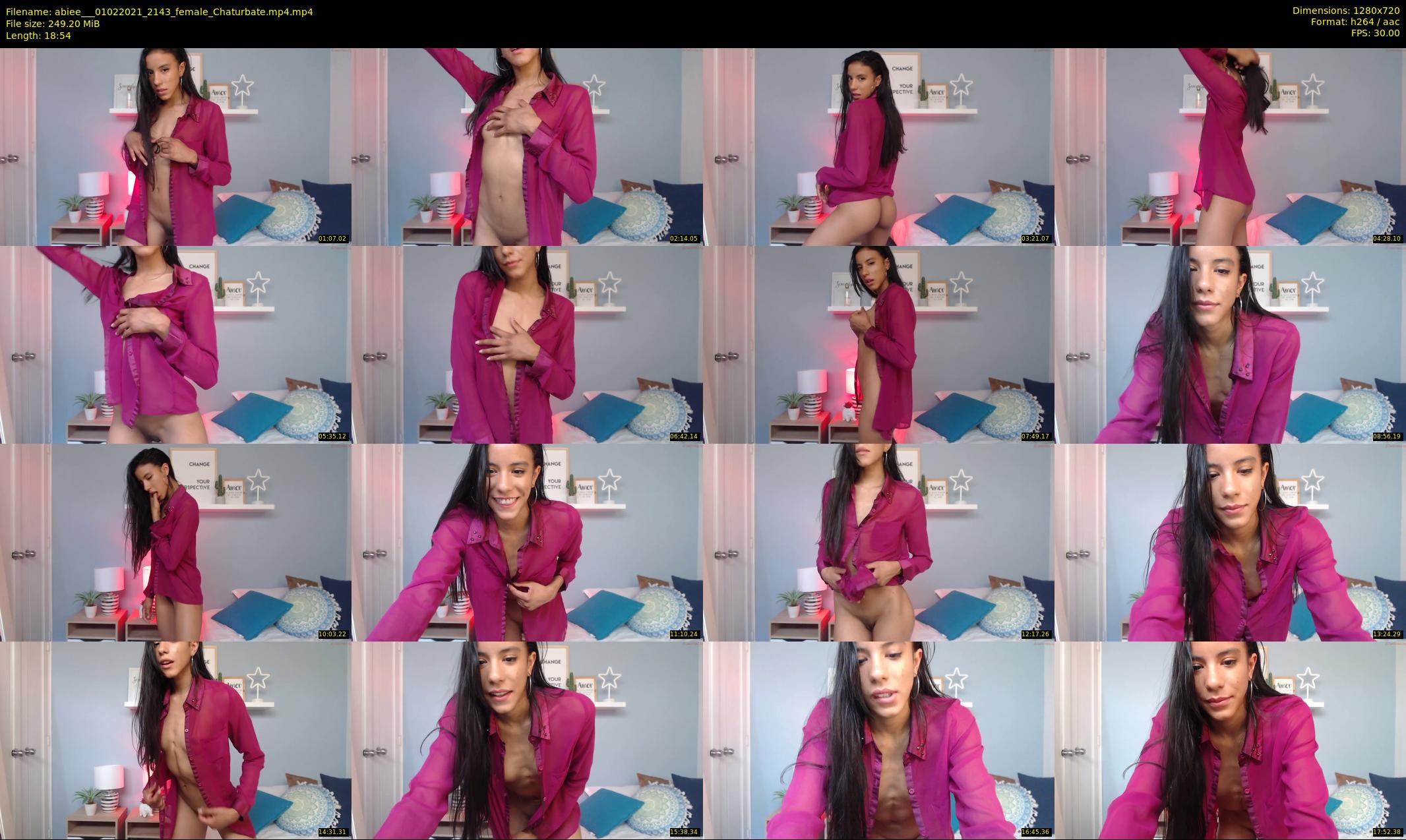 abiee__ — 19 minute Chaturbate female cam show recording, 720p, Feb 1, 2021