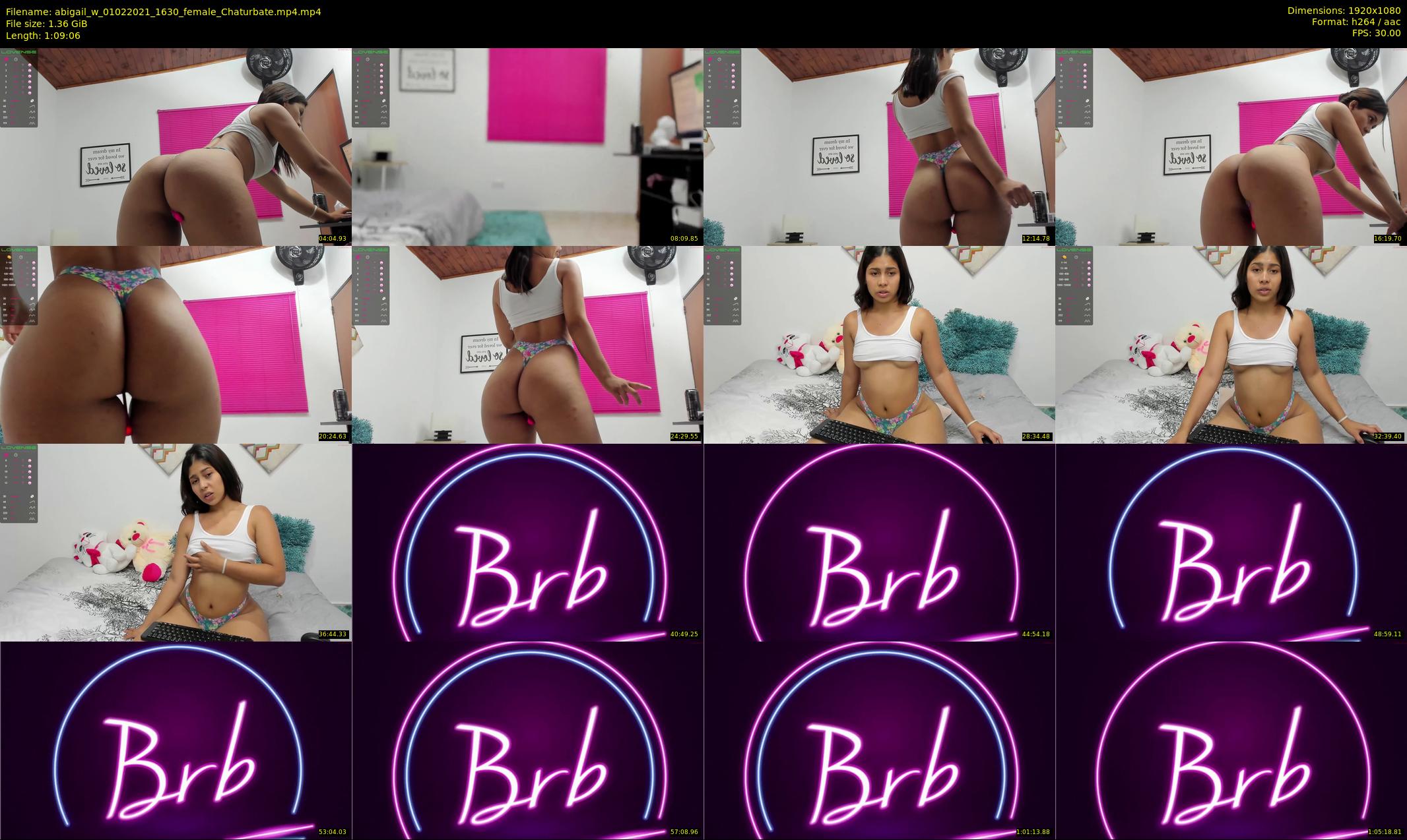 abigail_w — 70 minute Chaturbate female cam show recording, 1080p, Feb 1, 2021