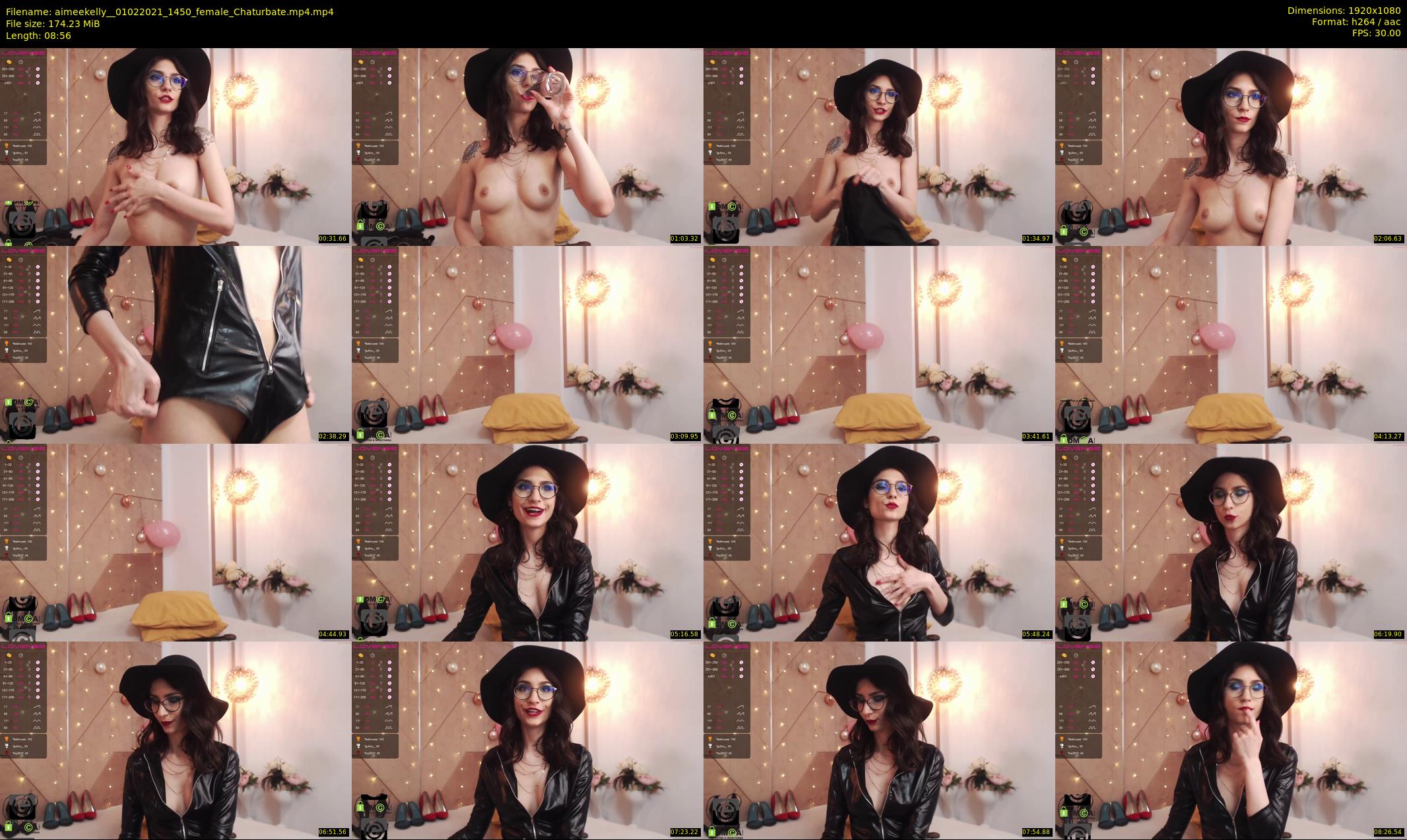 aimeekelly_ — 9 minute Chaturbate female cam show recording, 1080p, Feb 1, 2021