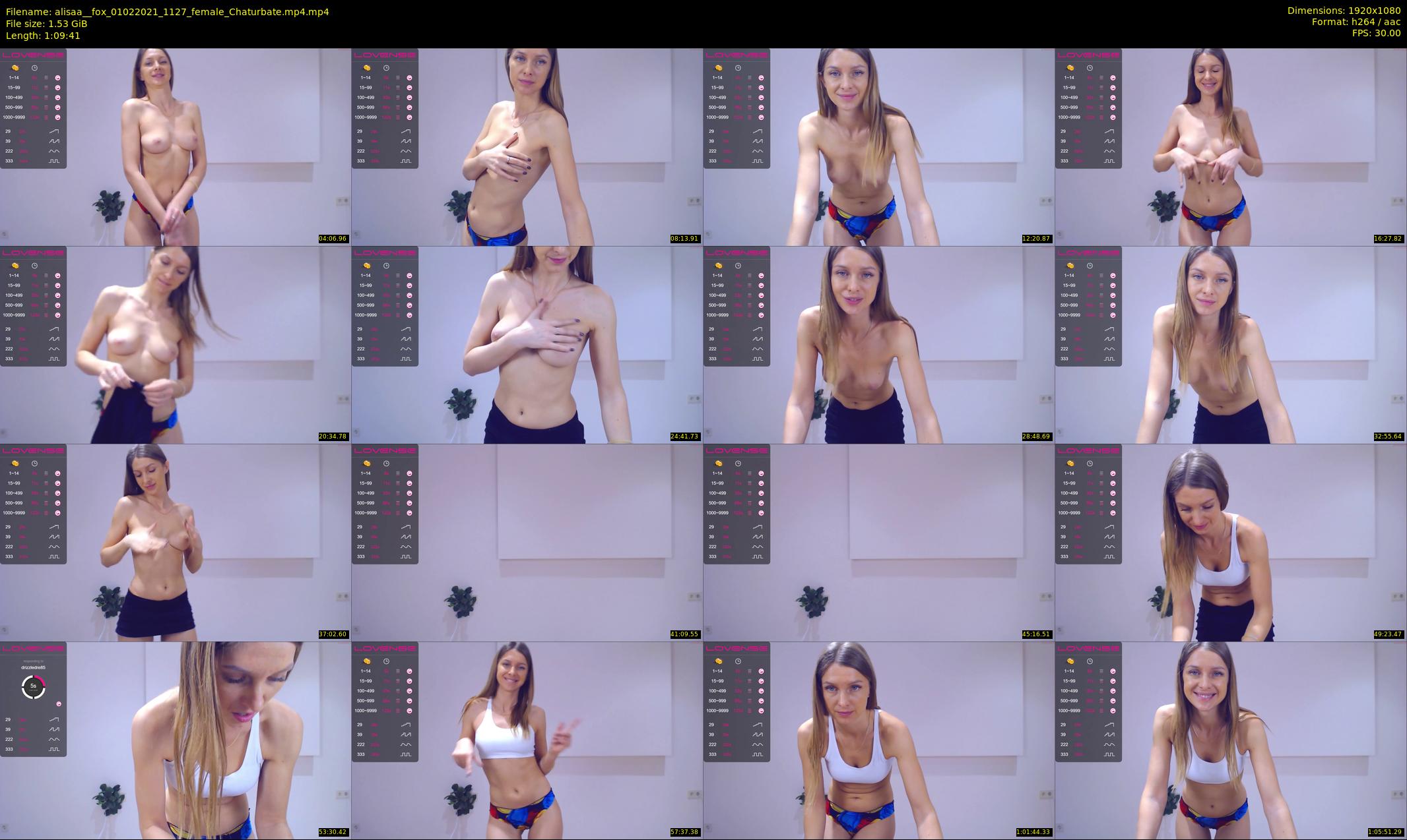 alisaa__fox — 70 minute Chaturbate female cam show recording, 1080p, Feb 1, 2021