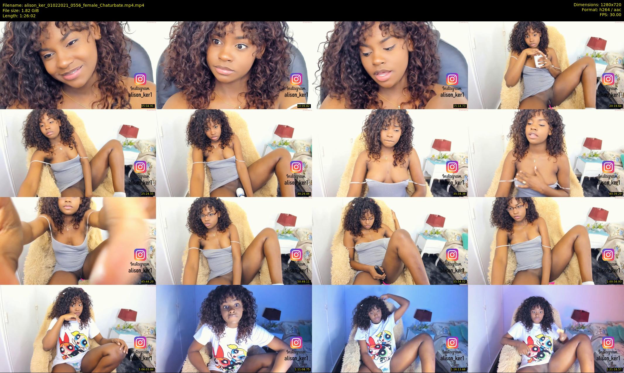 alison_ker — 87 minute Chaturbate female cam show recording, 720p, Feb 1, 2021