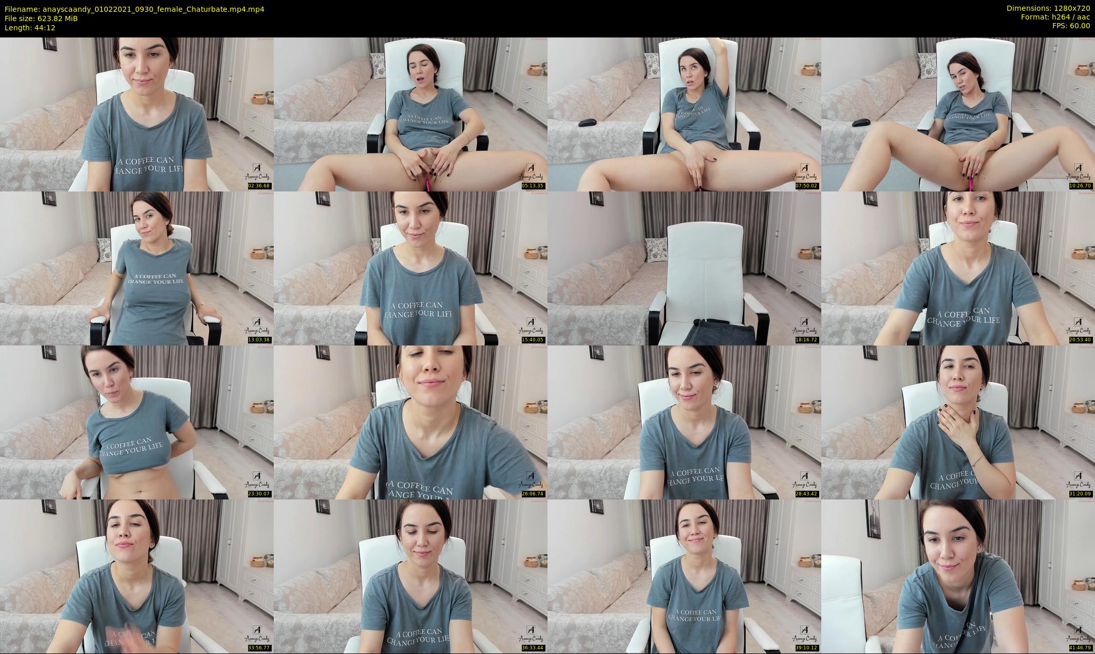anayscaandy — 45 minute Chaturbate female cam show recording, 720p, Feb 1, 2021
