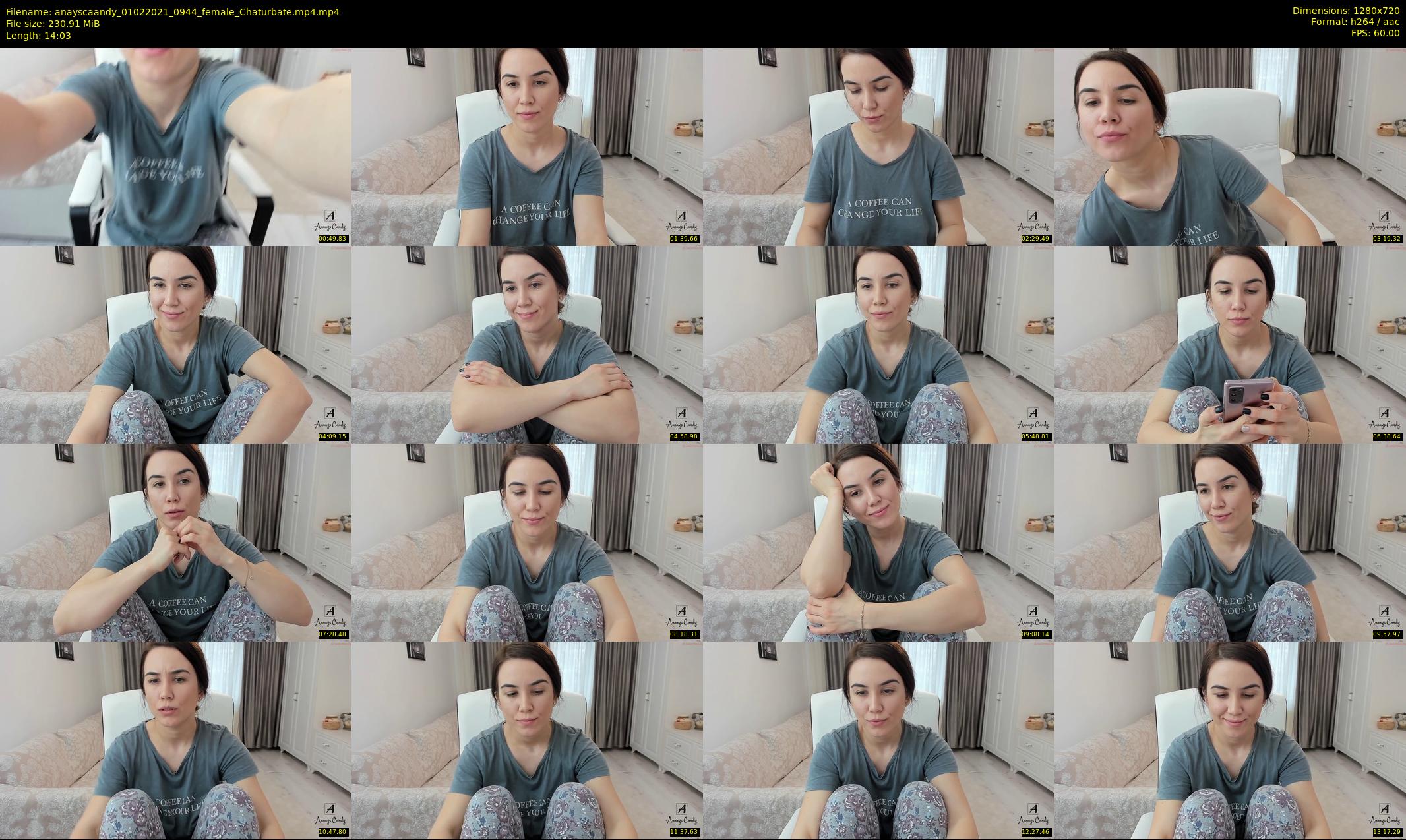 anayscaandy — 15 minute Chaturbate female cam show recording, 720p, Feb 1, 2021