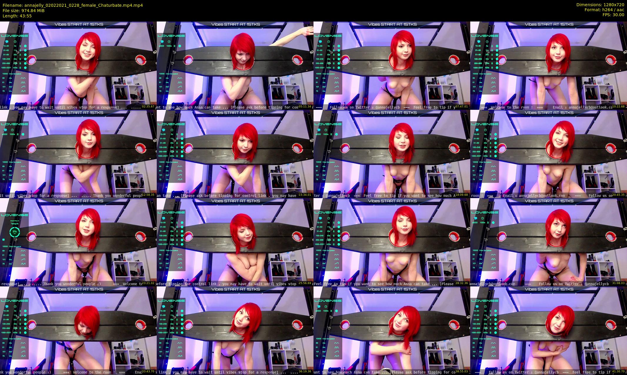 annajelly — 44 minute Chaturbate couple cam show recording, 720p, Feb 2, 2021