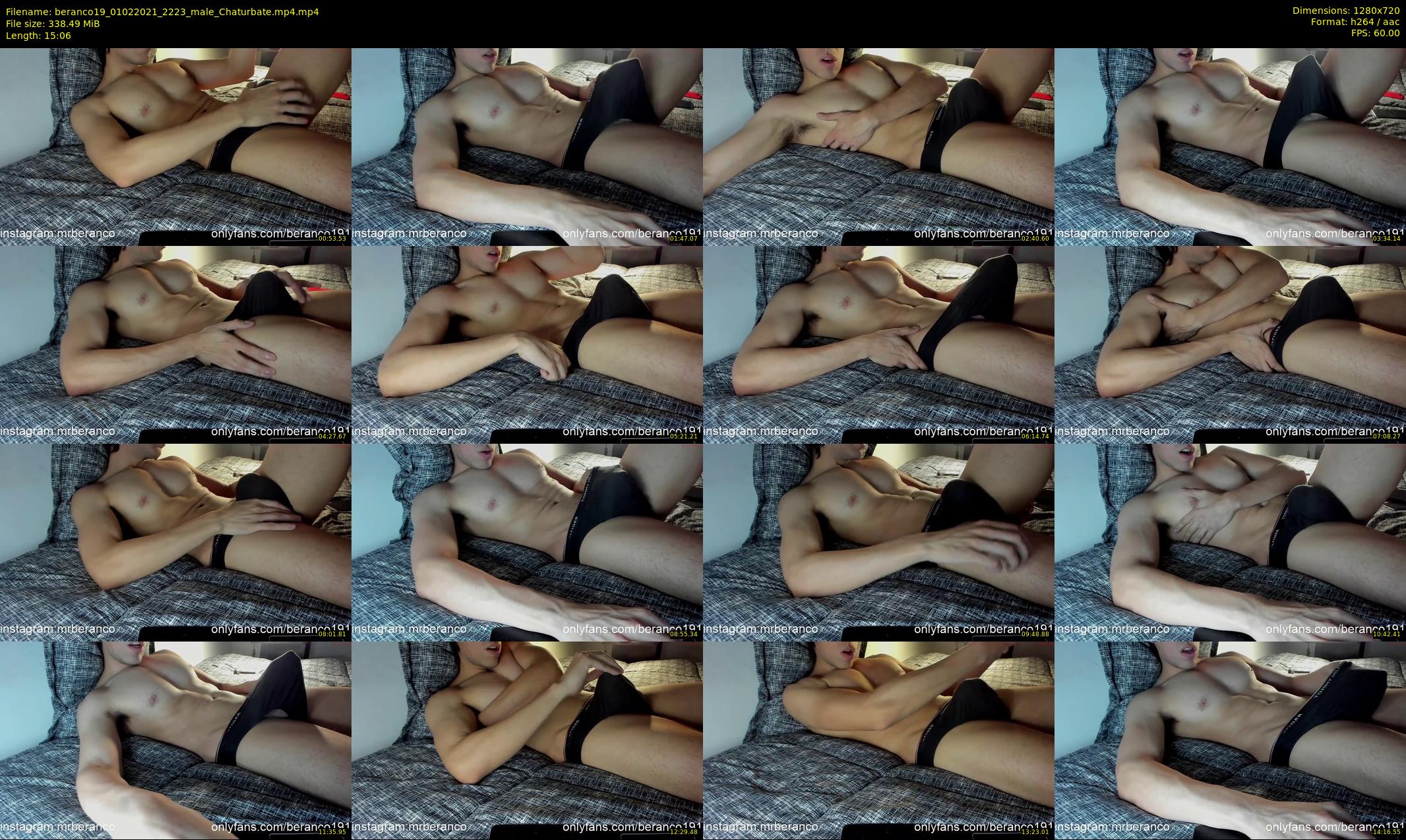 beranco19 — 16 minute Chaturbate male cam show recording, 720p, Feb 1, 2021