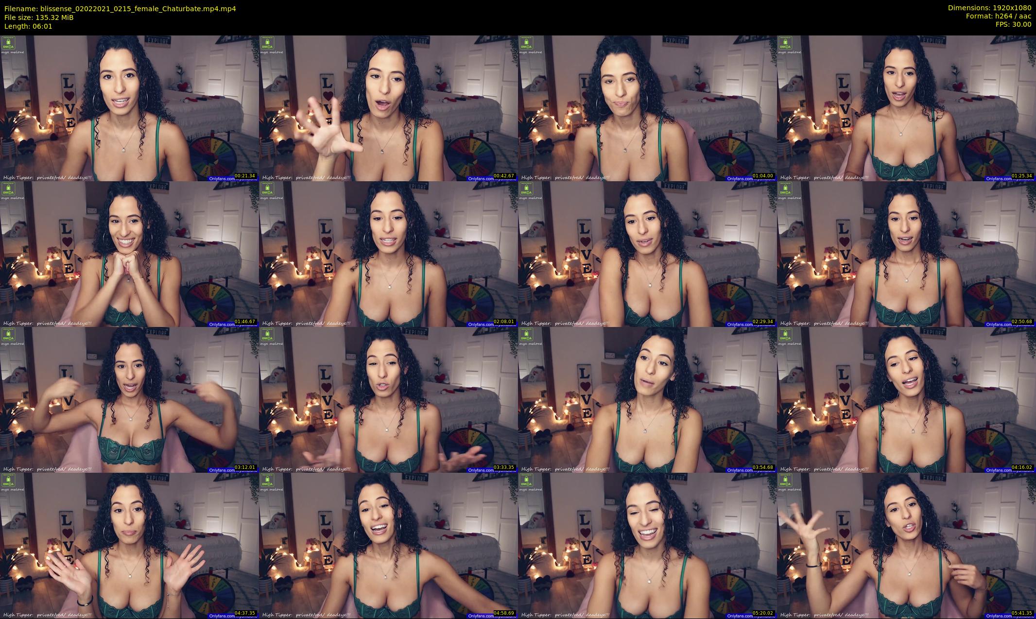 blissense — 7 minute Chaturbate female cam show recording, 1080p, Feb 2, 2021
