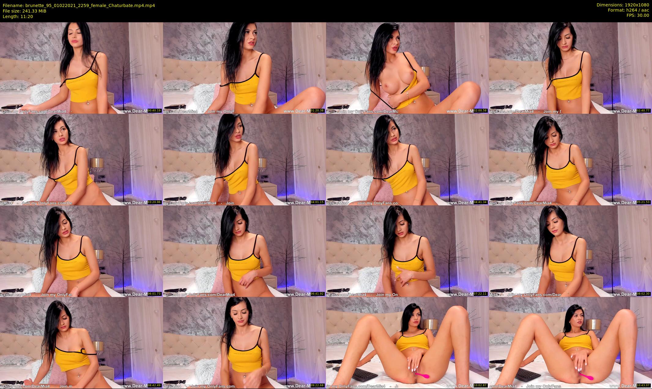 brunette_95 — 12 minute Chaturbate female cam show recording, 1080p, Feb 1, 2021