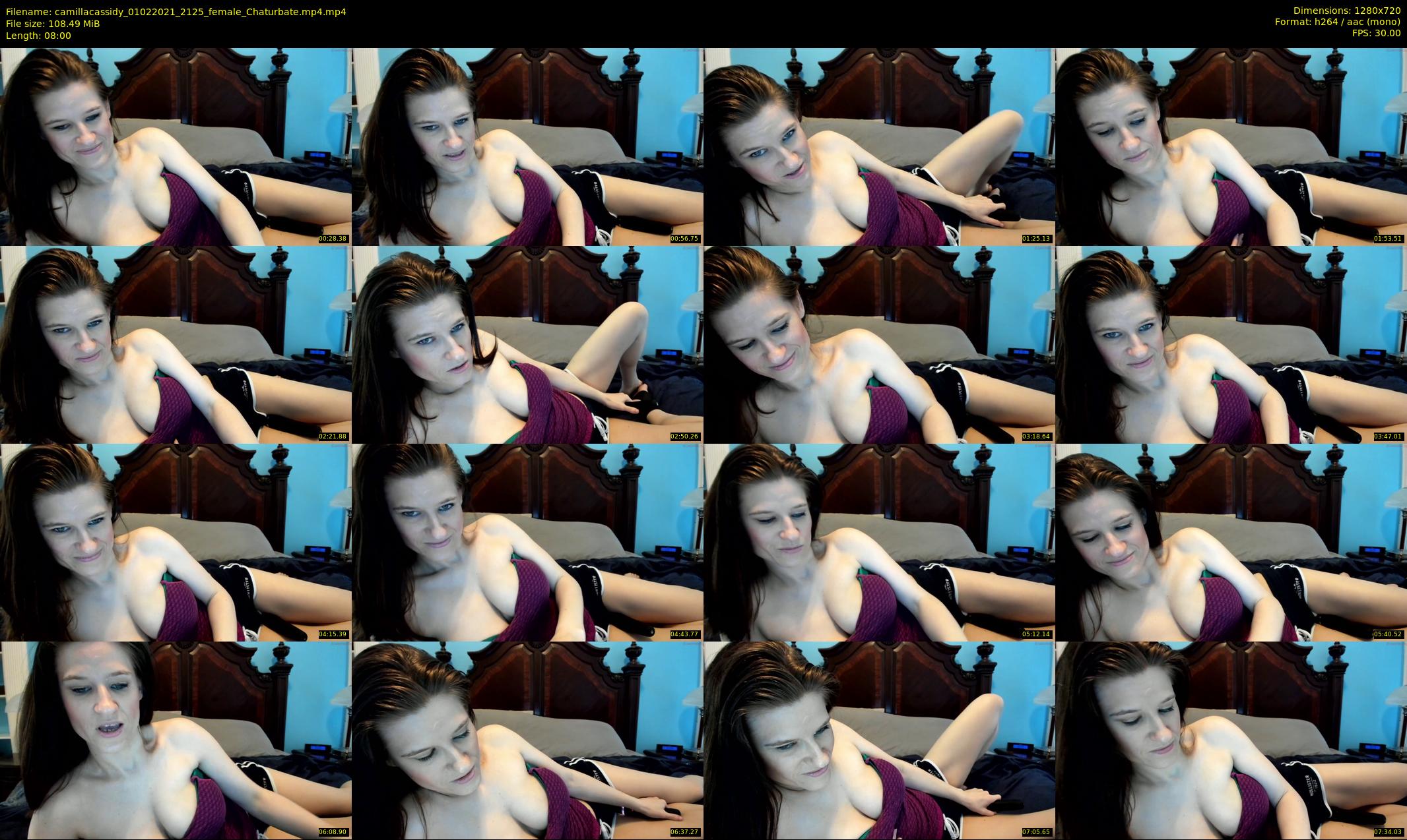 camillacassidy — 8 minute Chaturbate female cam show recording, 720p, Feb 1, 2021
