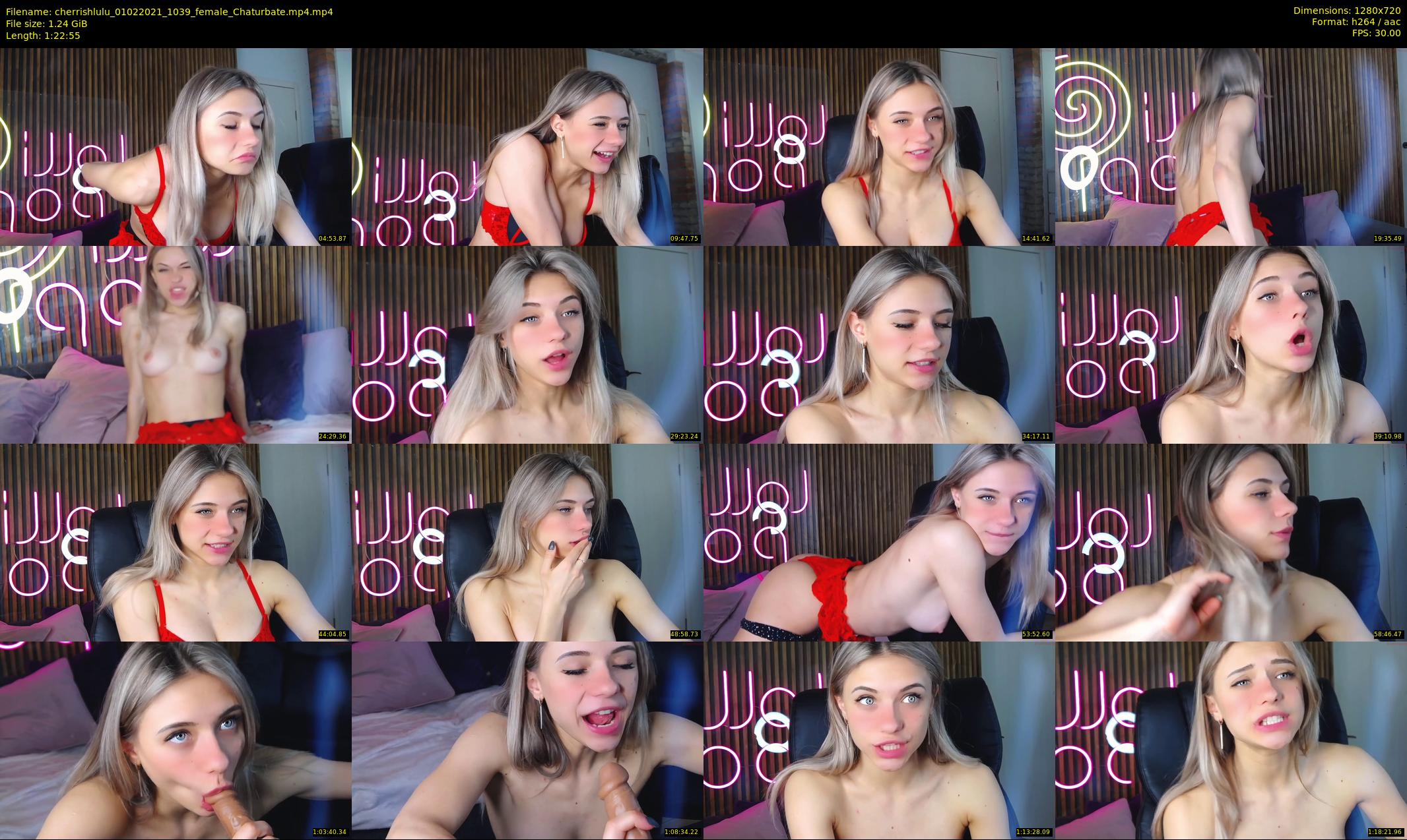 cherrishlulu — 83 minute Chaturbate female cam show recording, 720p, Feb 1, 2021