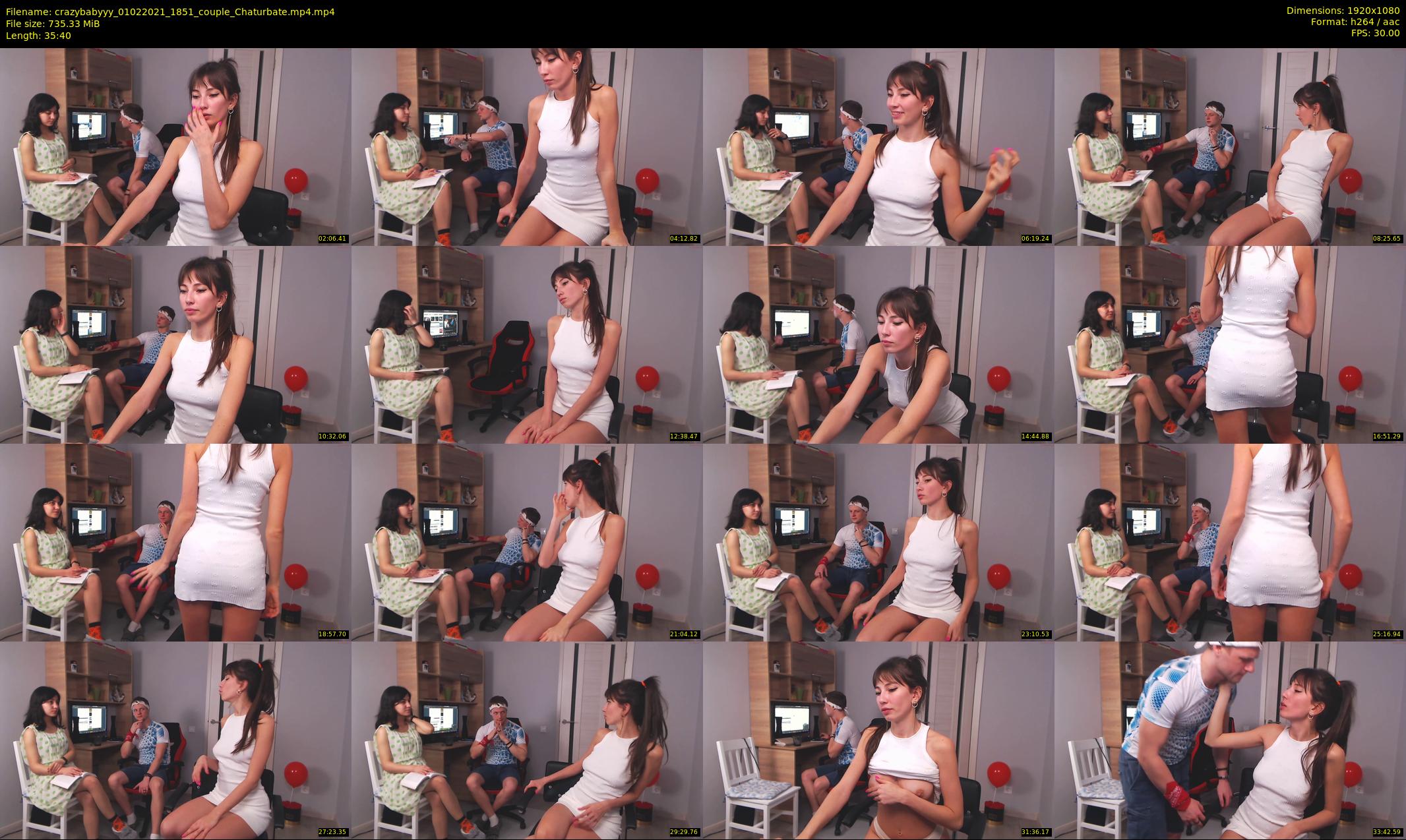 crazybabyyy — 36 minute Chaturbate couple cam show recording, 1080p, Feb 1, 2021