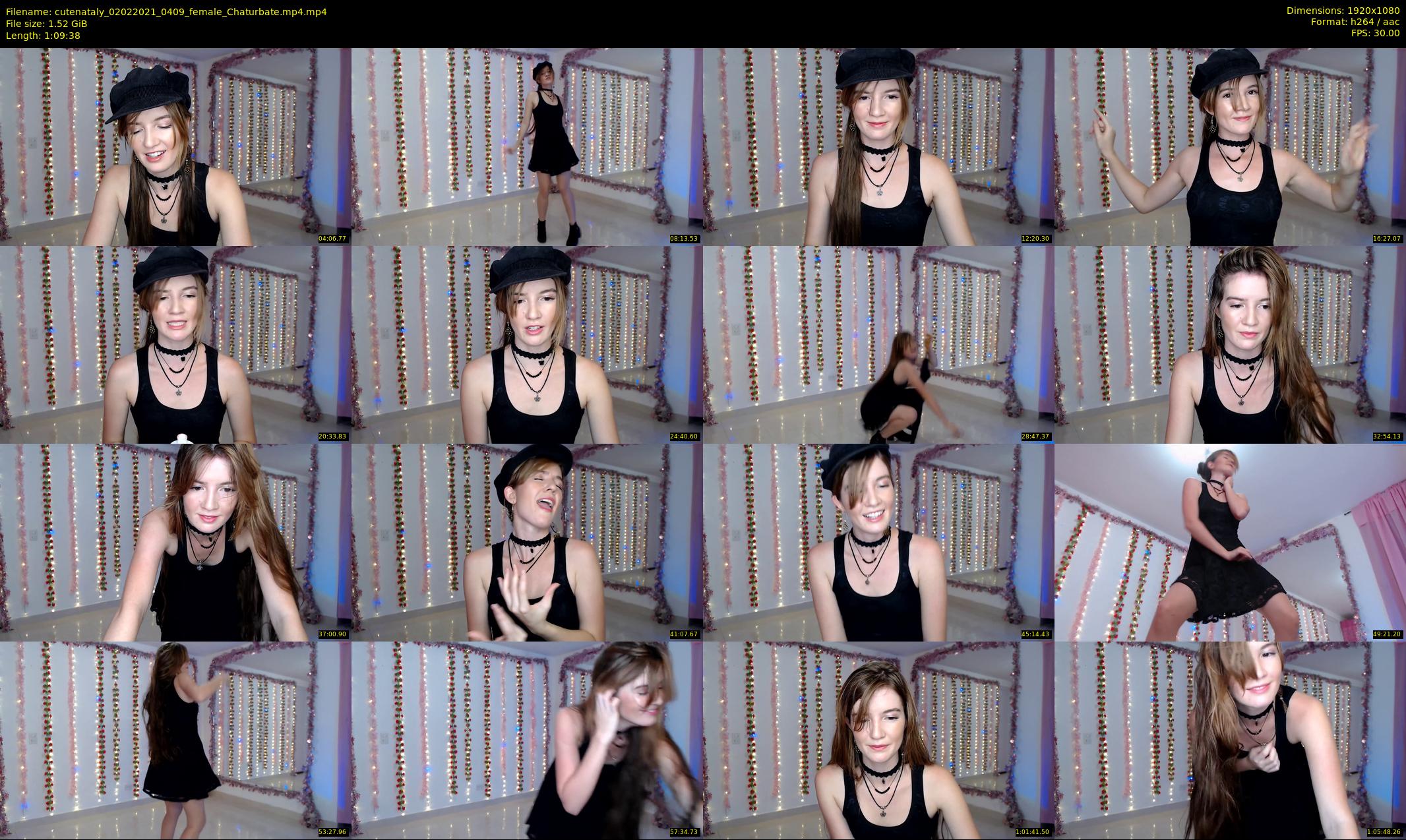 cutenataly — 70 minute Chaturbate female cam show recording, 1080p, Feb 2, 2021