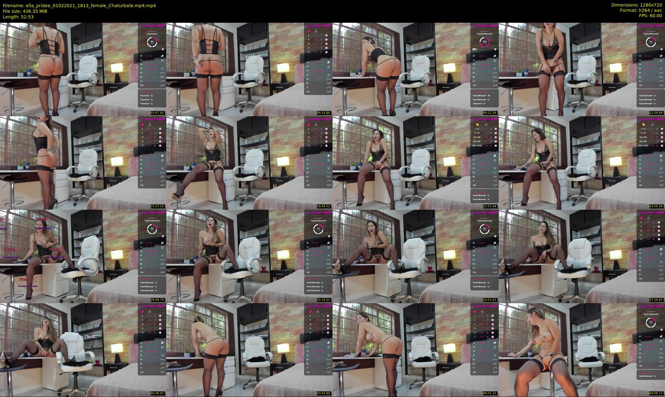 ella_pridee — 53 minute Chaturbate female cam show recording, 720p, Feb 1, 2021