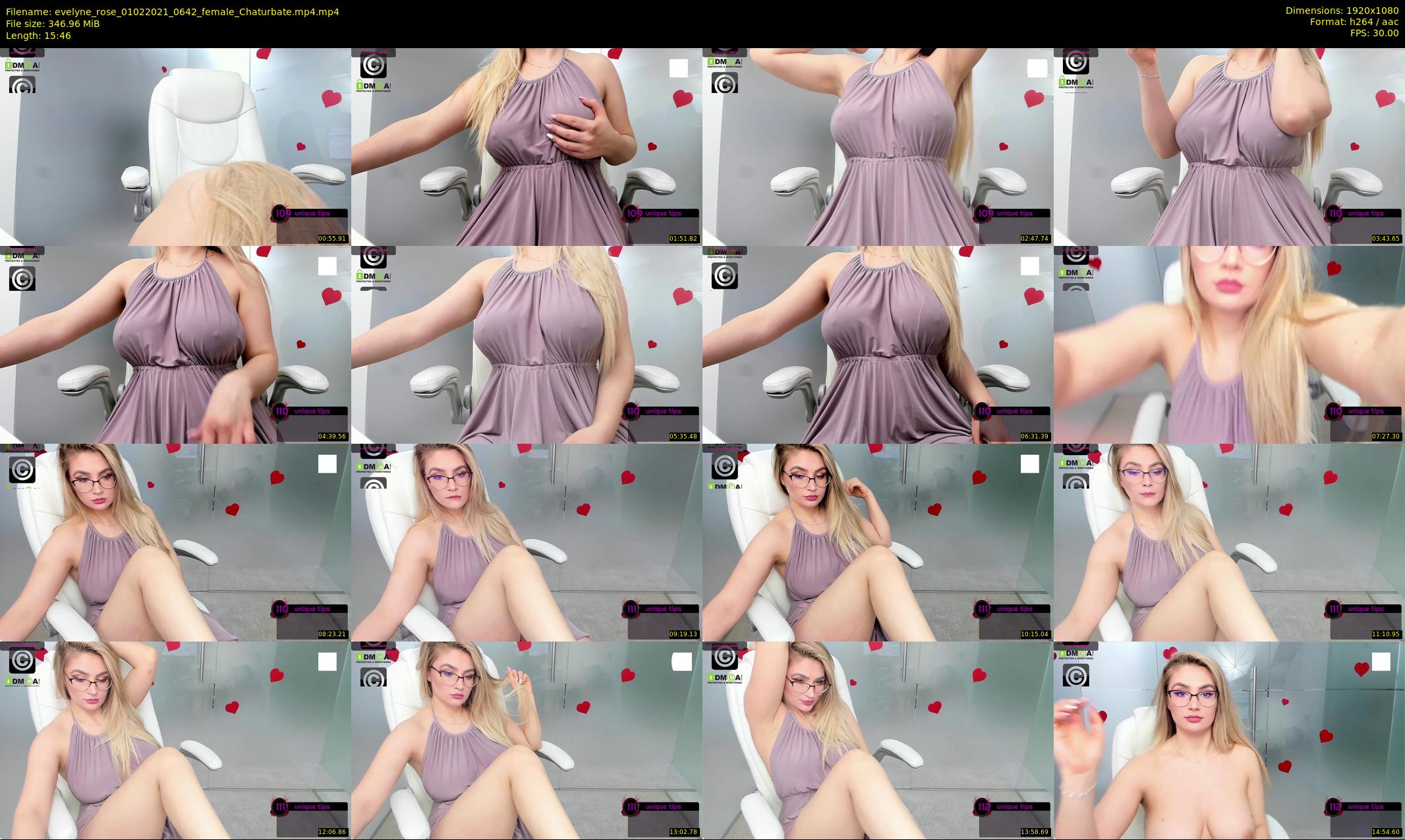 evelyne_rose — 16 minute Chaturbate female cam show recording, 1080p, Feb 1, 2021