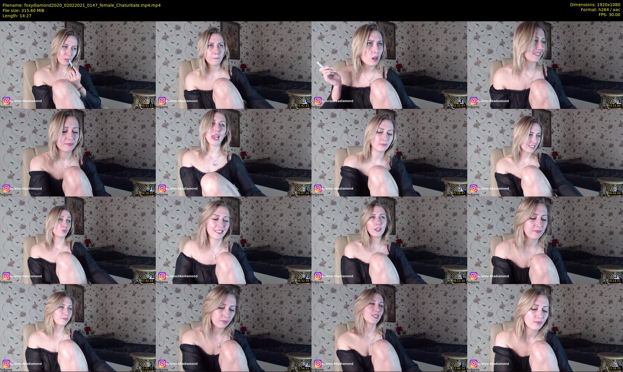 foxydiamond2020 — 15 minute Chaturbate female cam show recording, 1080p, Feb 2, 2021
