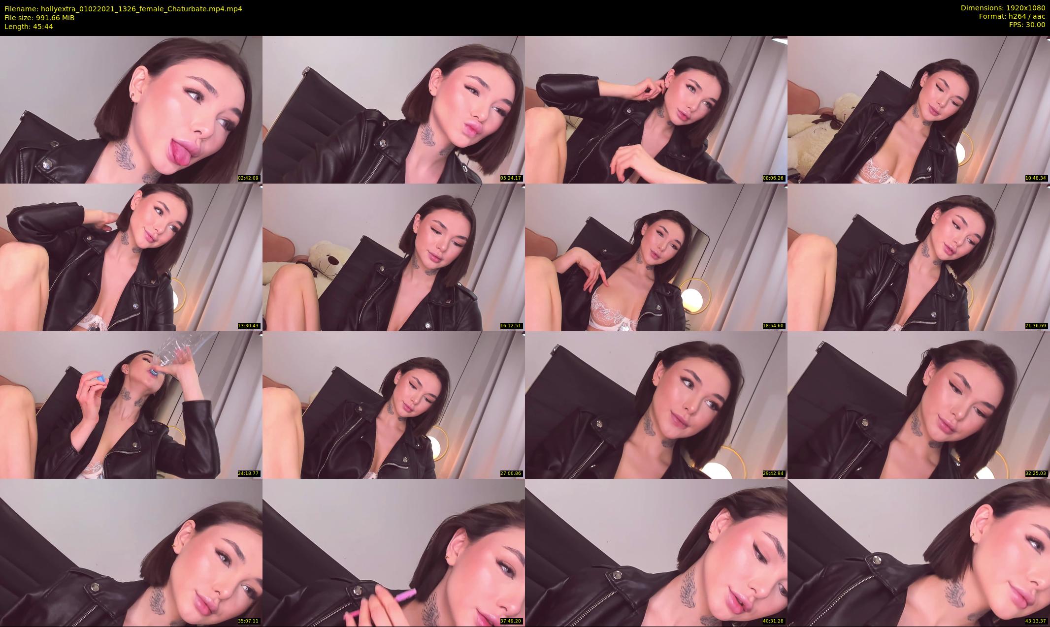hollyextra — 46 minute Chaturbate female cam show recording, 1080p, Feb 1, 2021