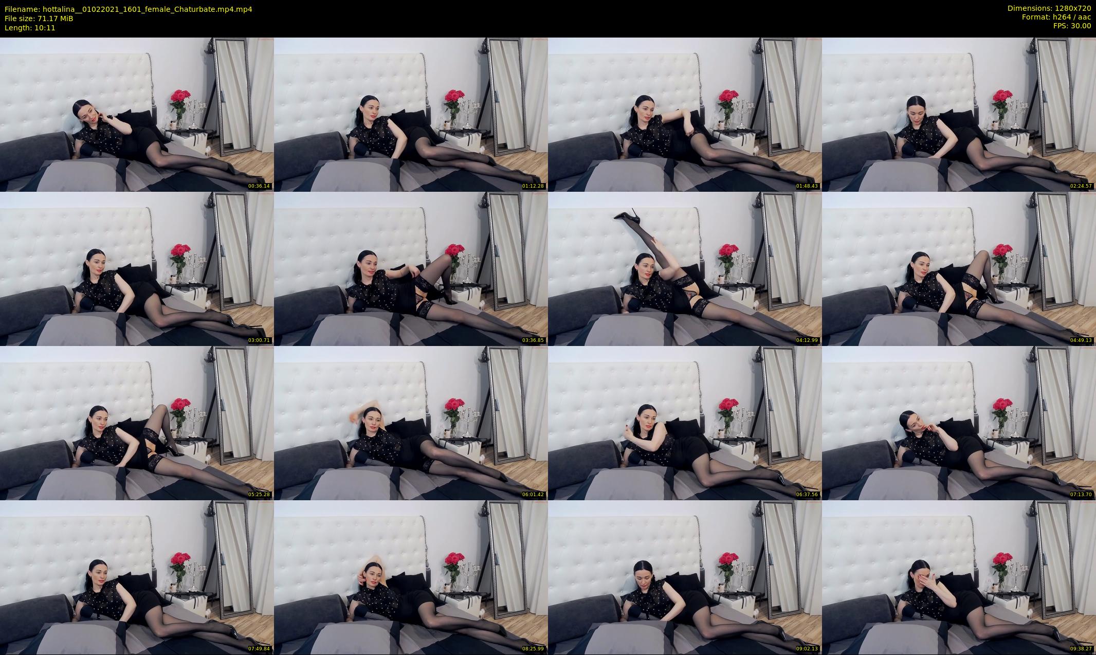 hottalina_ — 11 minute Chaturbate female cam show recording, 720p, Feb 1, 2021