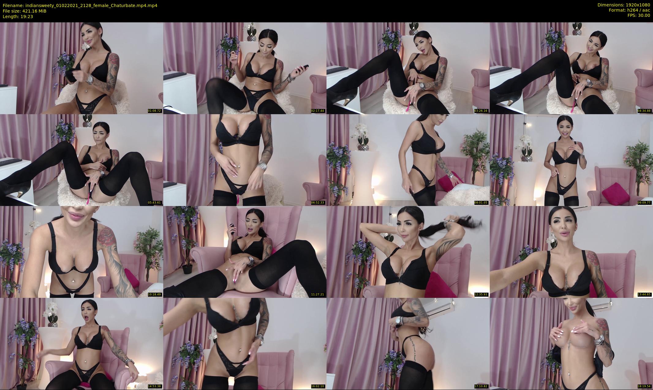 indiansweety — 20 minute Chaturbate female cam show recording, 1080p, Feb 1, 2021