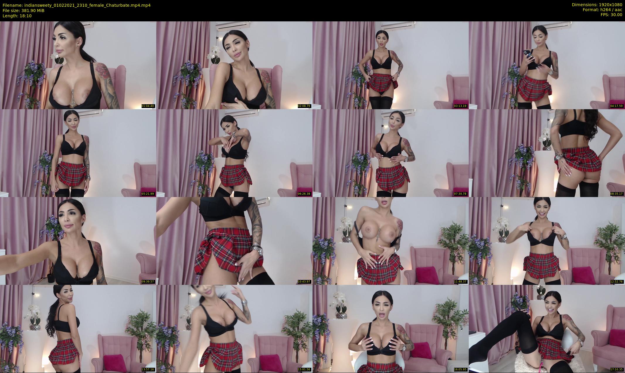 indiansweety — 19 minute Chaturbate female cam show recording, 1080p, Feb 1, 2021