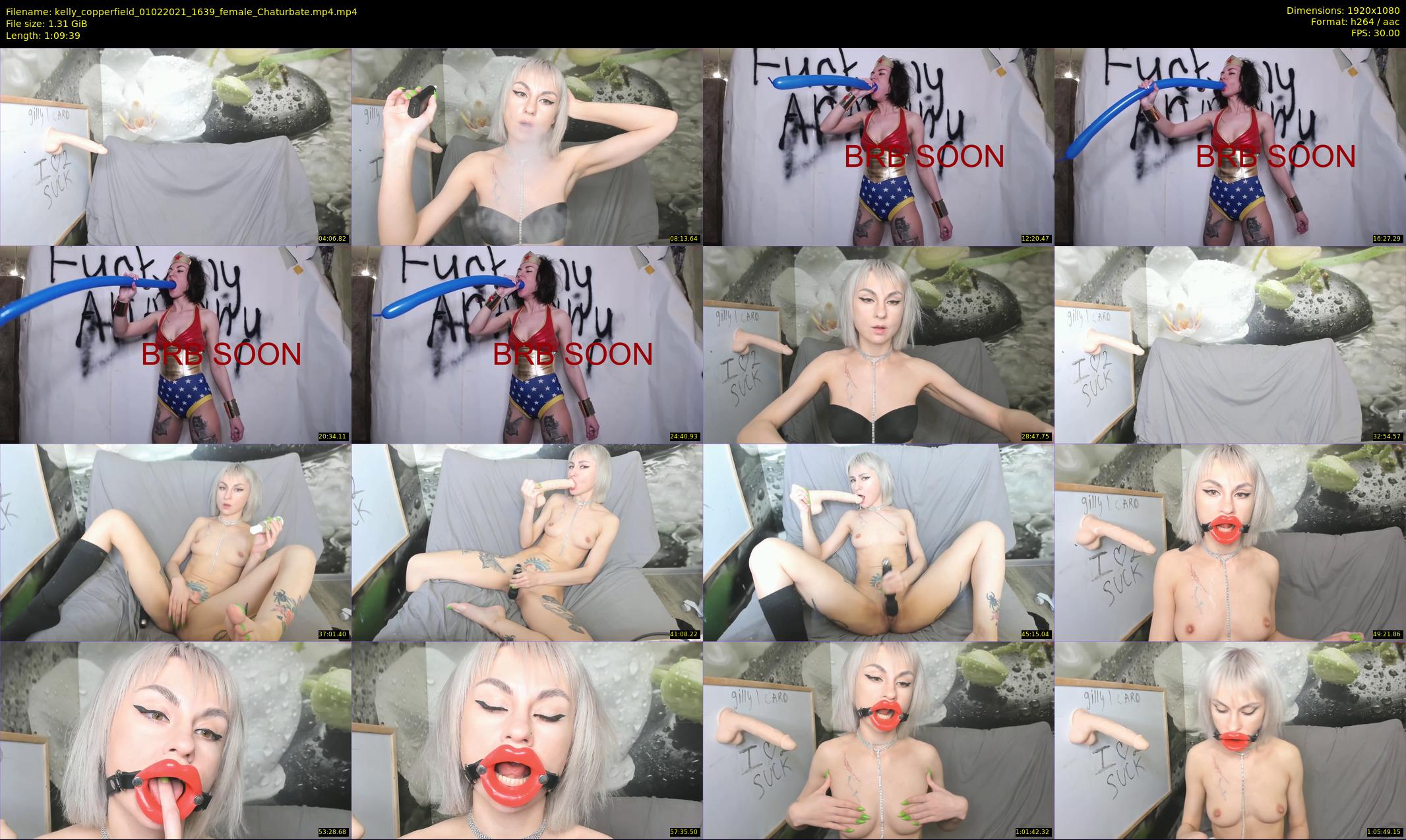 kelly_copperfield — 70 minute Chaturbate female cam show recording, 1080p, Feb 1, 2021