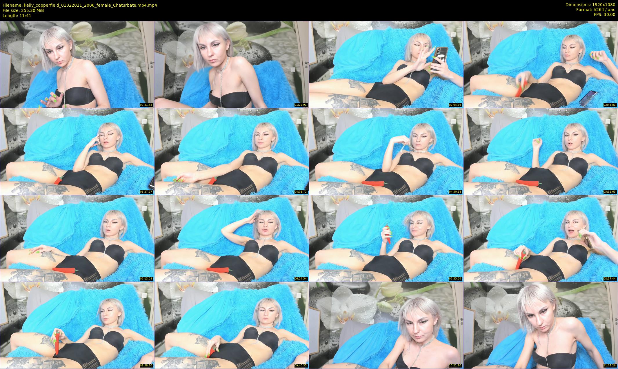 kelly_copperfield — 12 minute Chaturbate female cam show recording, 1080p, Feb 1, 2021